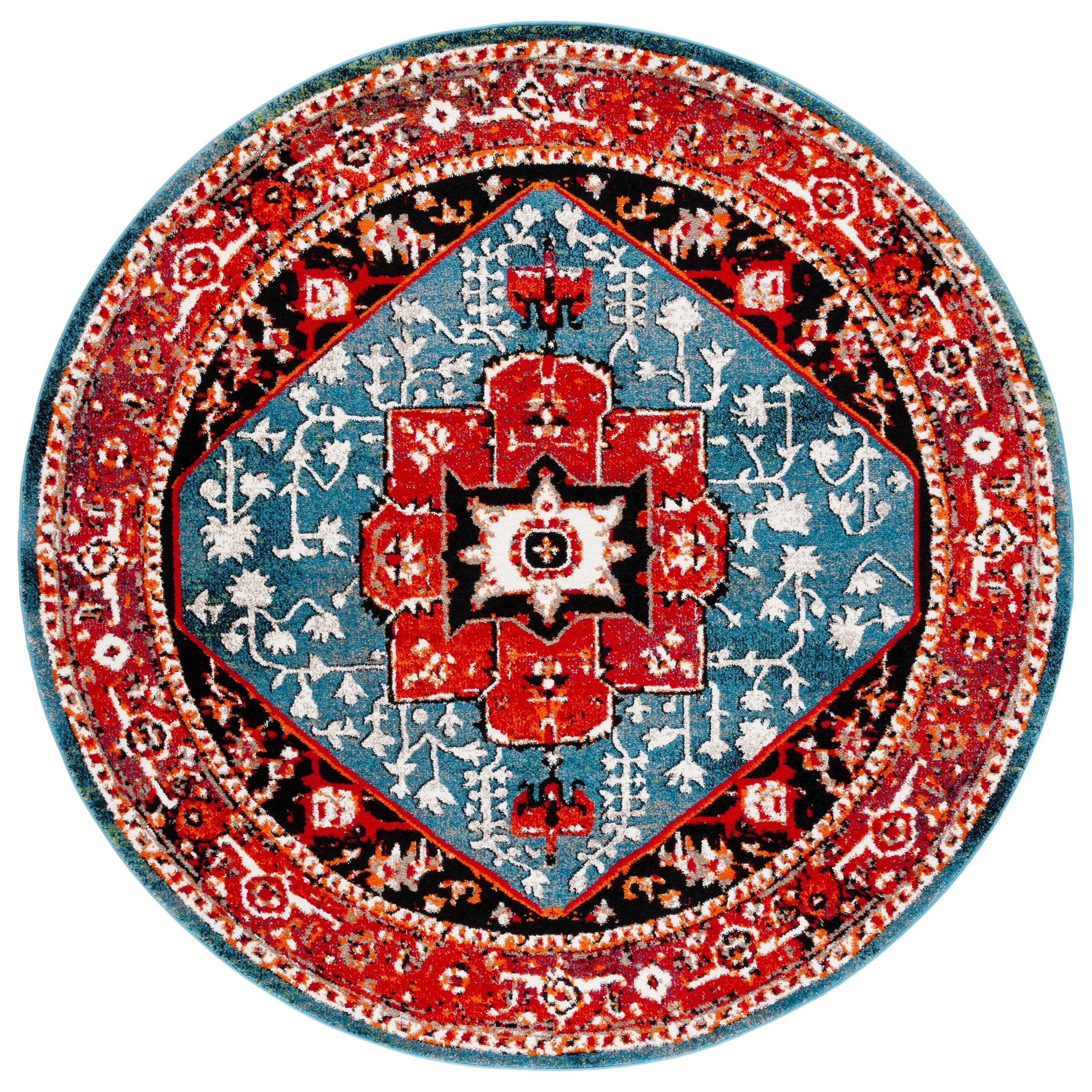 SAFAVIEH Vintage Hamadan Namita Traditional Oriental Medallion Rug