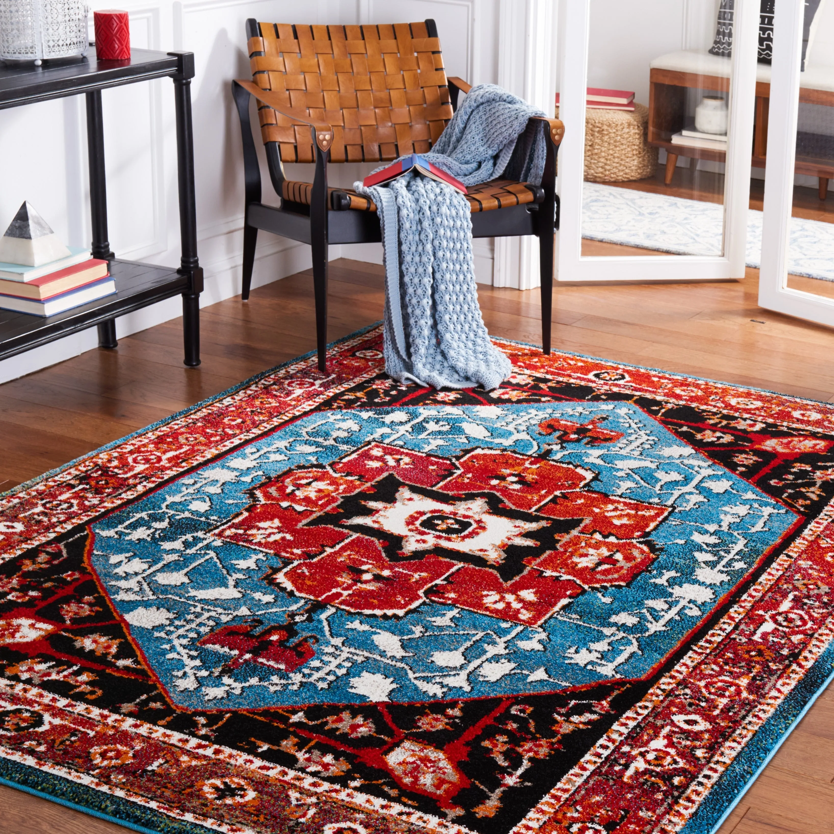 SAFAVIEH Vintage Hamadan Namita Traditional Oriental Medallion Rug