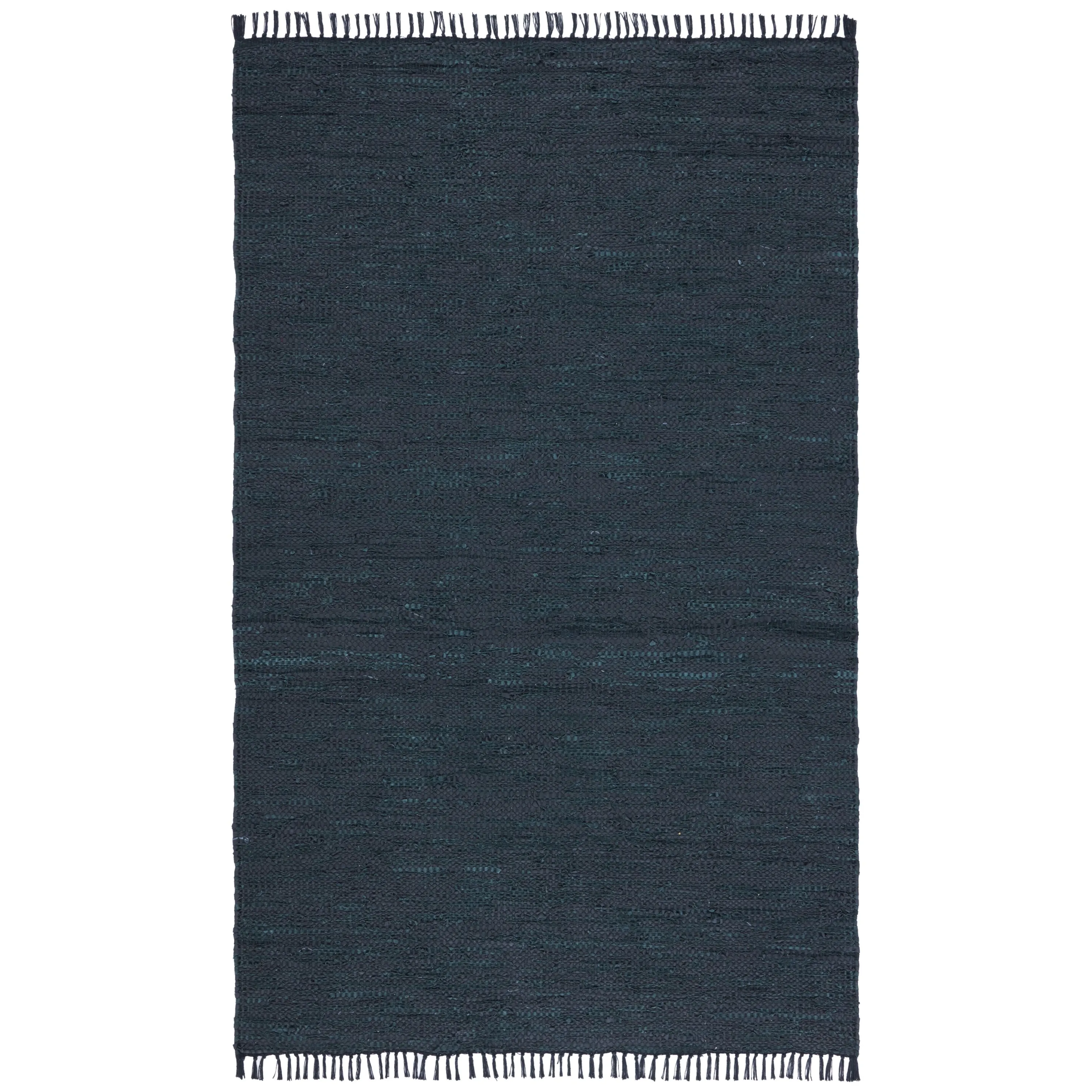 SAFAVIEH Vintage Leather Cindie Flatweave Rug with Fringe