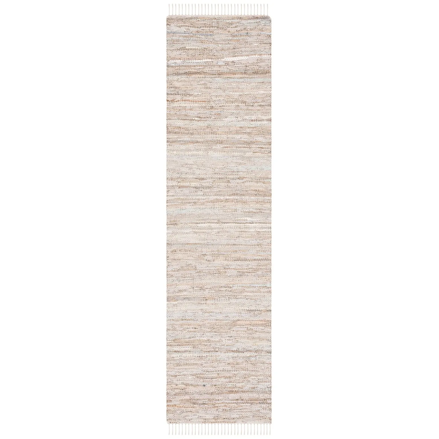 SAFAVIEH Vintage Leather Cindie Flatweave Rug with Fringe