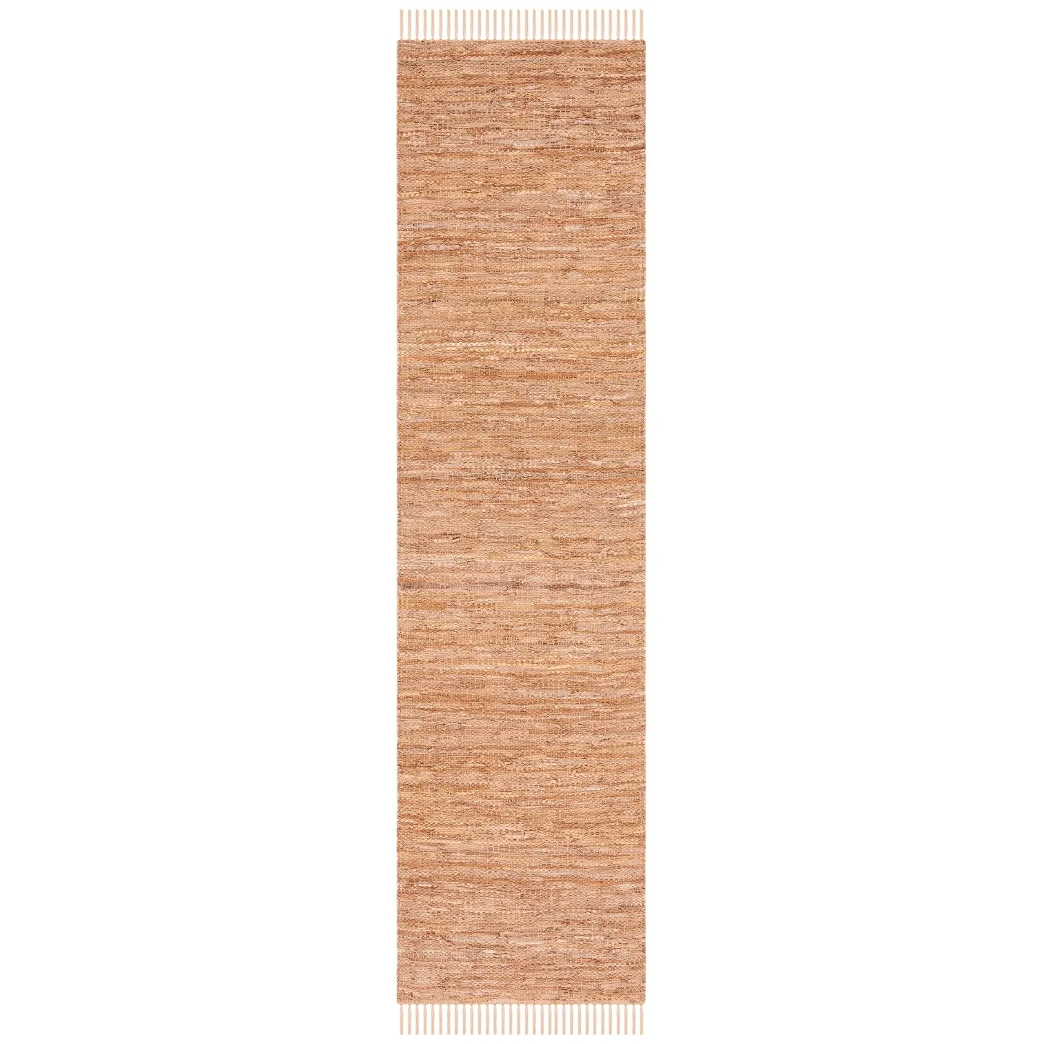 SAFAVIEH Vintage Leather Cindie Flatweave Rug with Fringe