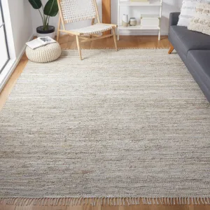 SAFAVIEH Vintage Leather Cindie Flatweave Rug with Fringe