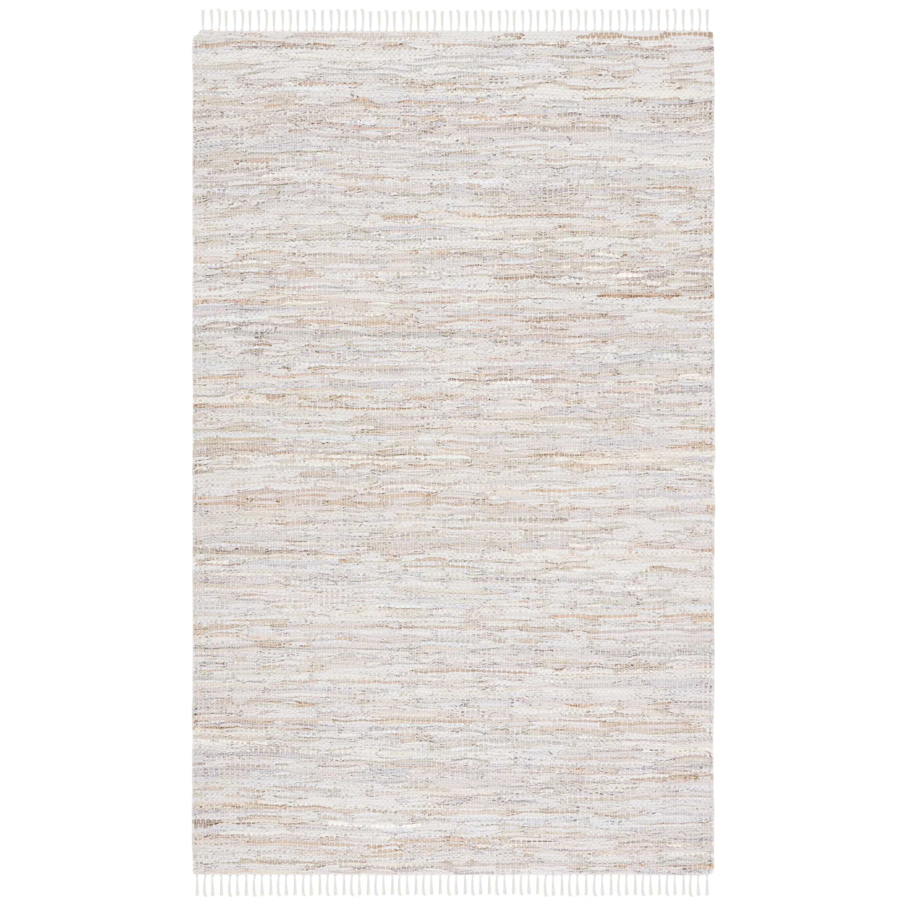 SAFAVIEH Vintage Leather Cindie Flatweave Rug with Fringe