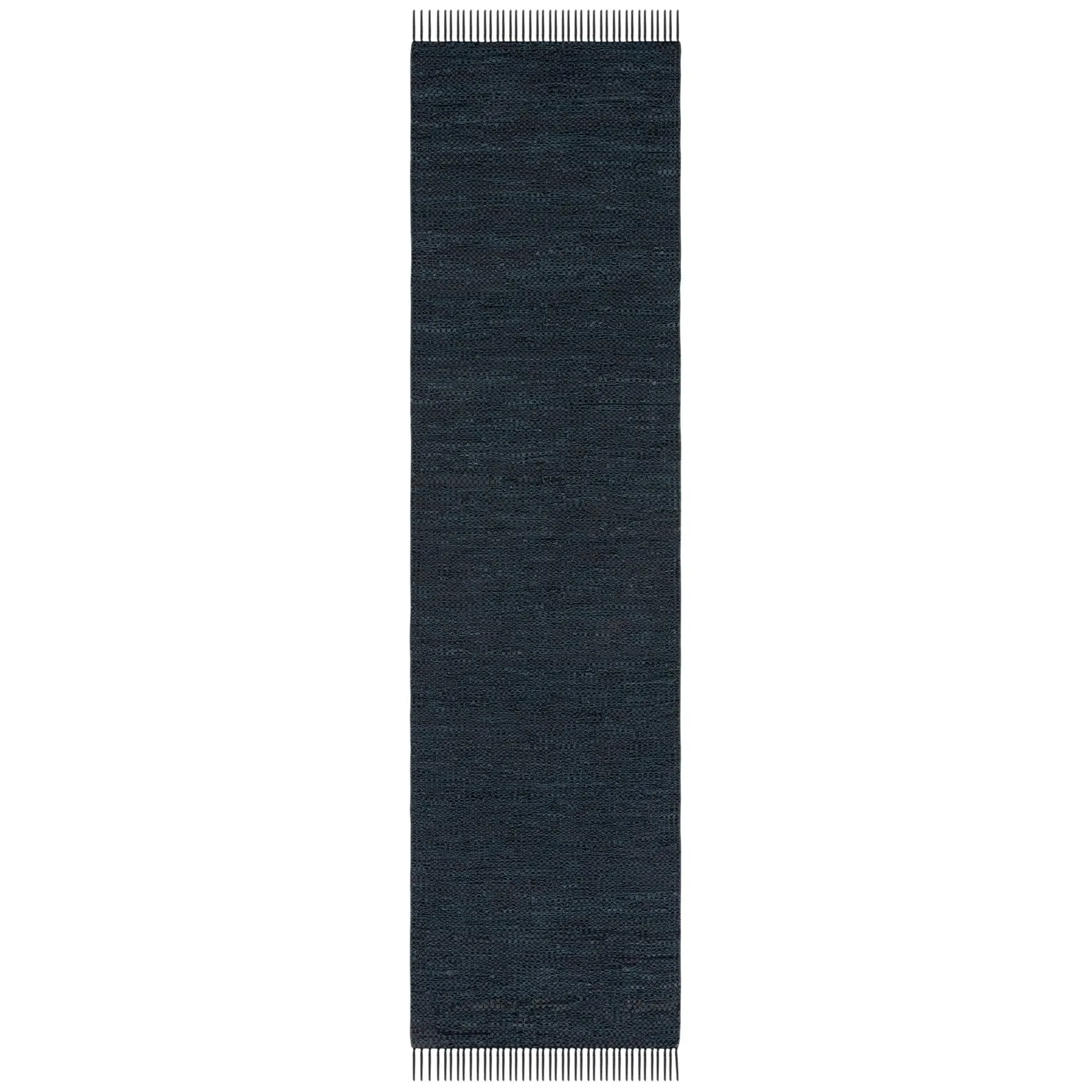 SAFAVIEH Vintage Leather Cindie Flatweave Rug with Fringe