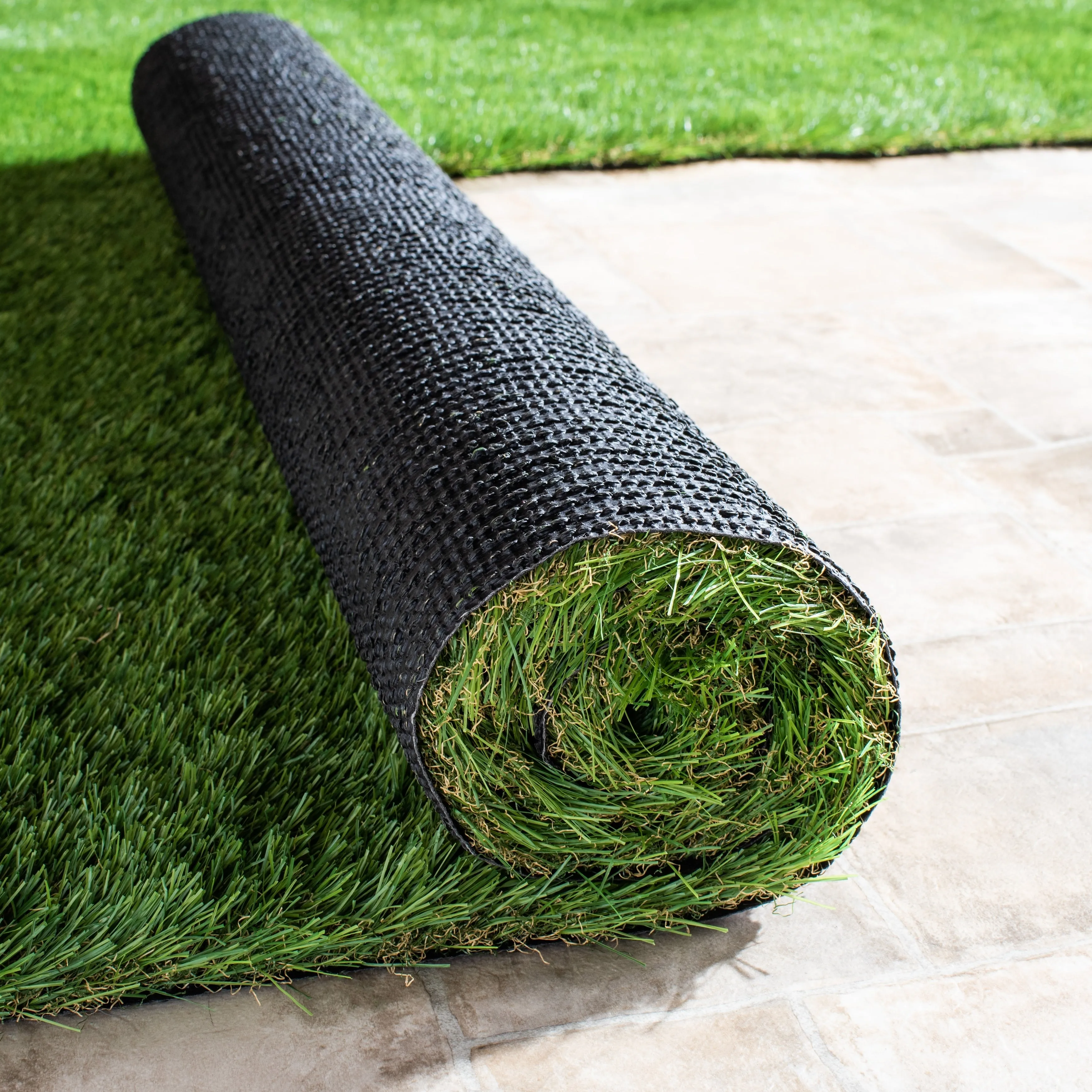 SAFAVIEH Vista Dzidra Turf Landscape Indoor/ Outdoor Waterproof Area Rug