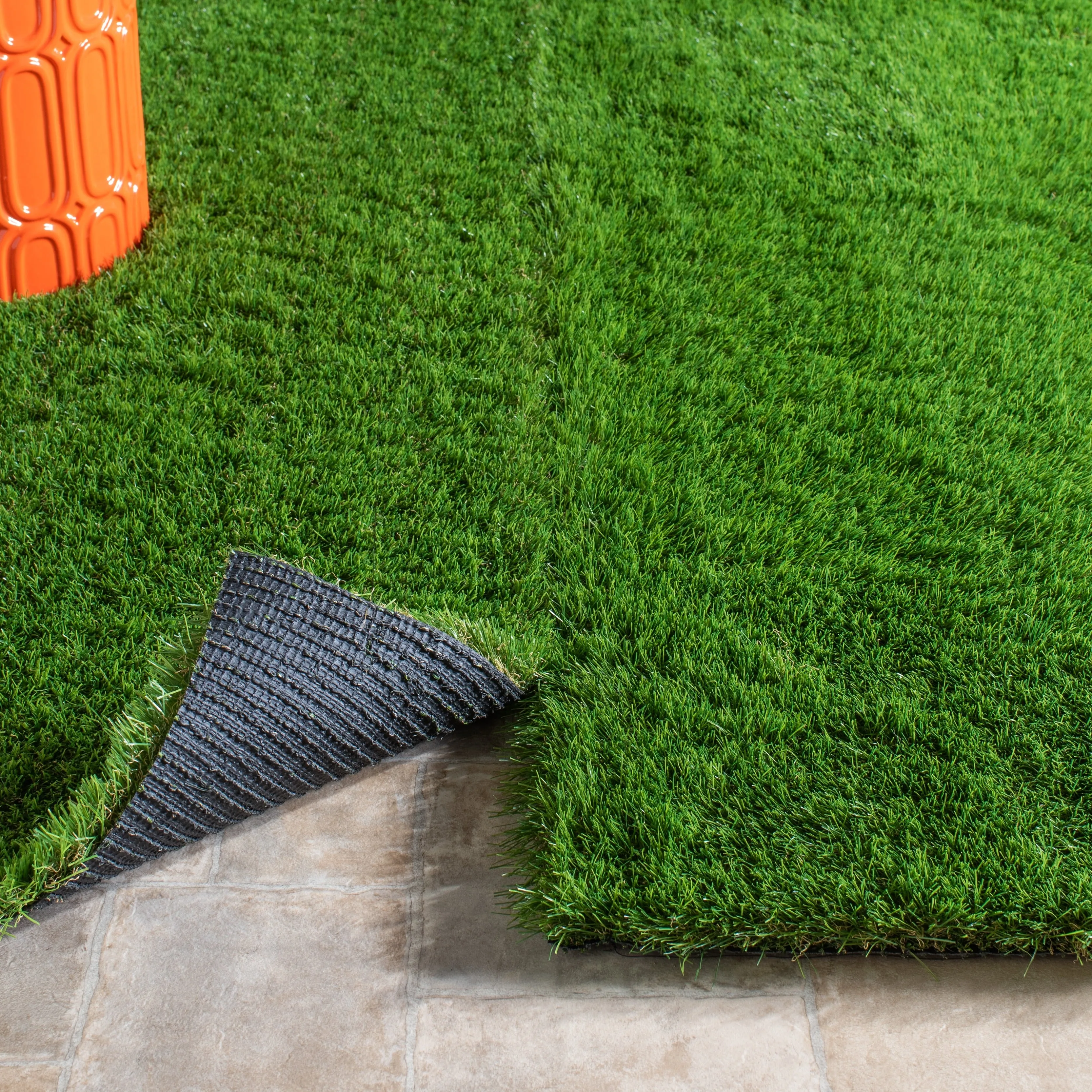 SAFAVIEH Vista Dzidra Turf Landscape Indoor/ Outdoor Waterproof Area Rug