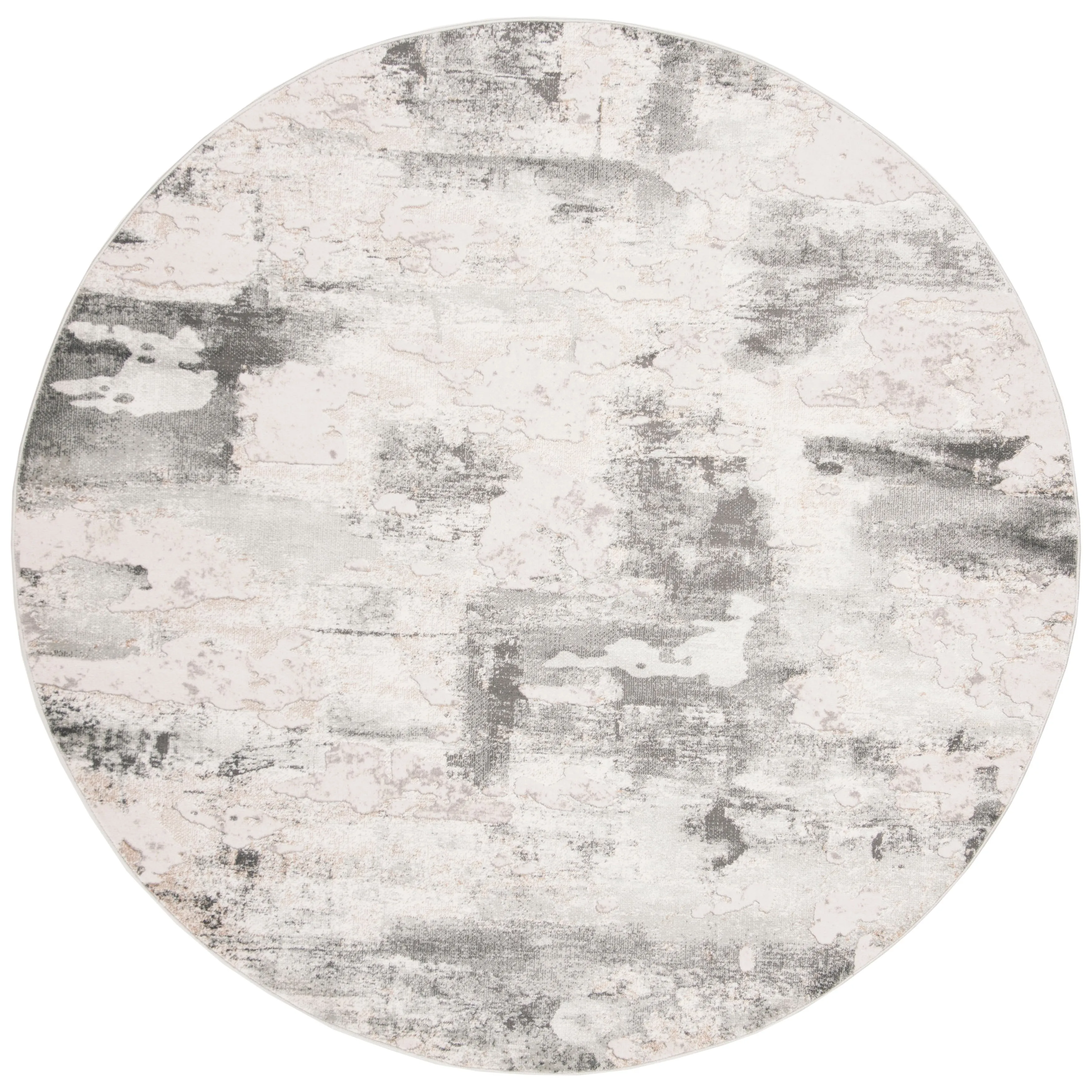 SAFAVIEH Vogue Lina Modern & Contemporary Abstract Beige/Charcoal Rug
