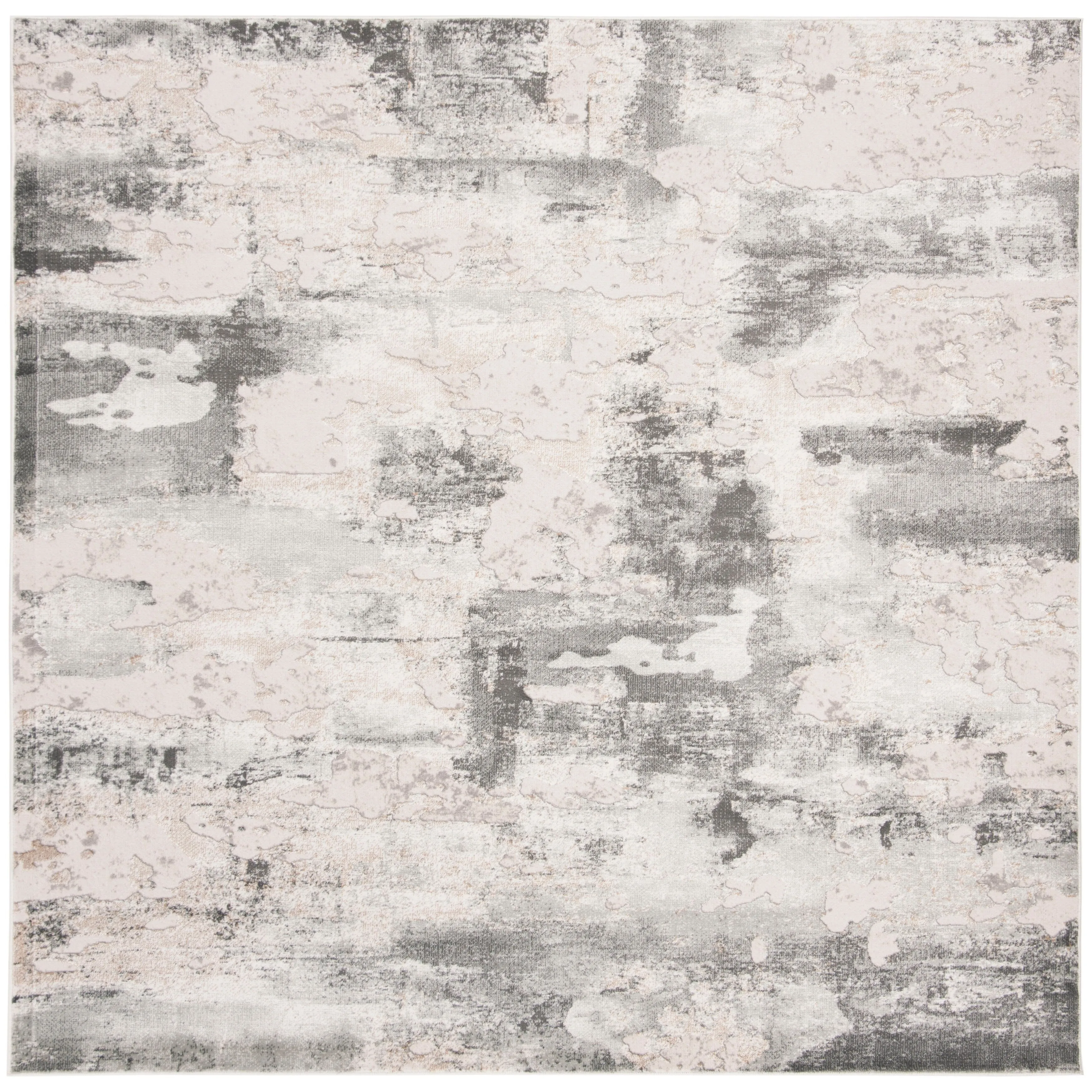 SAFAVIEH Vogue Lina Modern & Contemporary Abstract Beige/Charcoal Rug