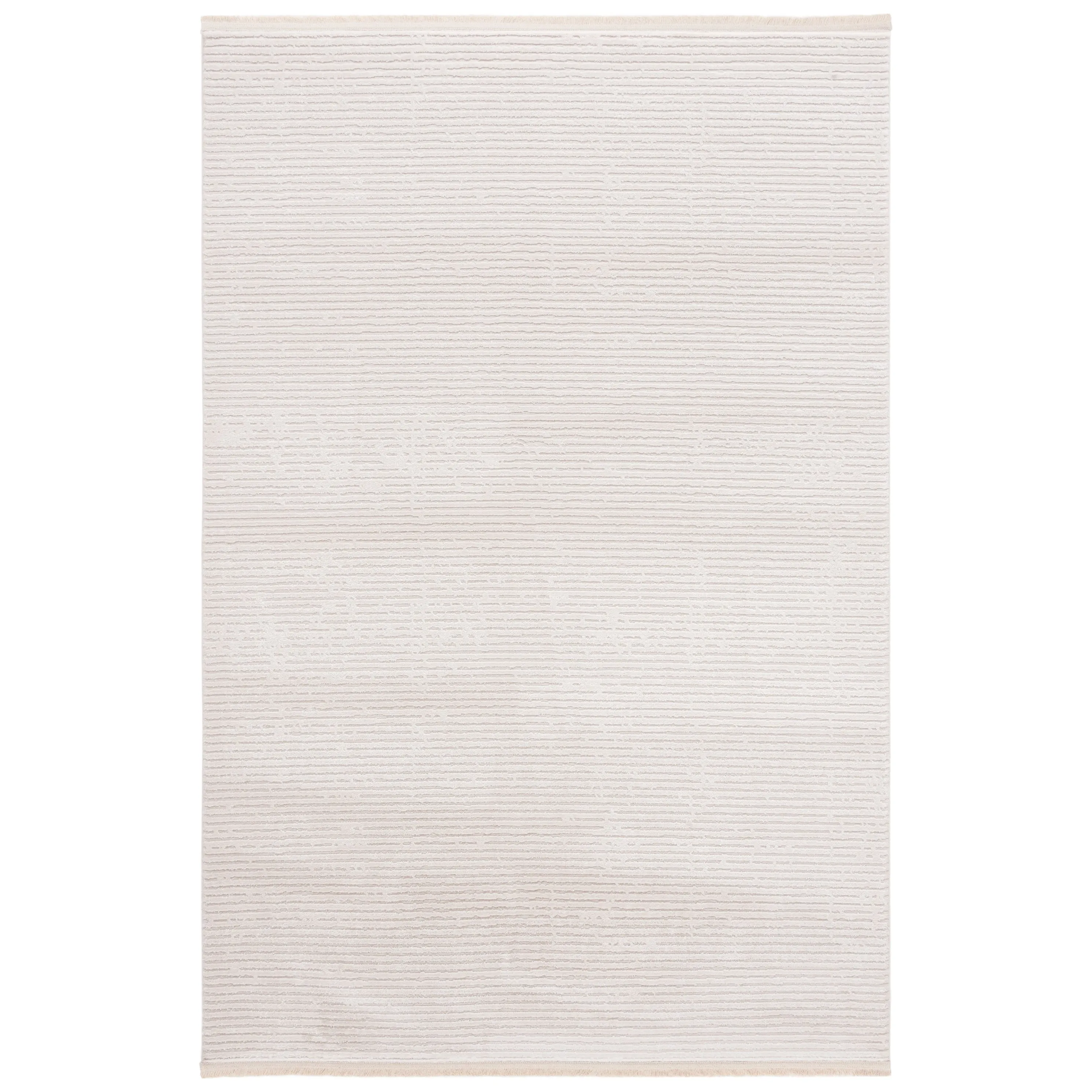 SAFAVIEH Whisper Cathalijne Contemporary Stripe Fringe Rug