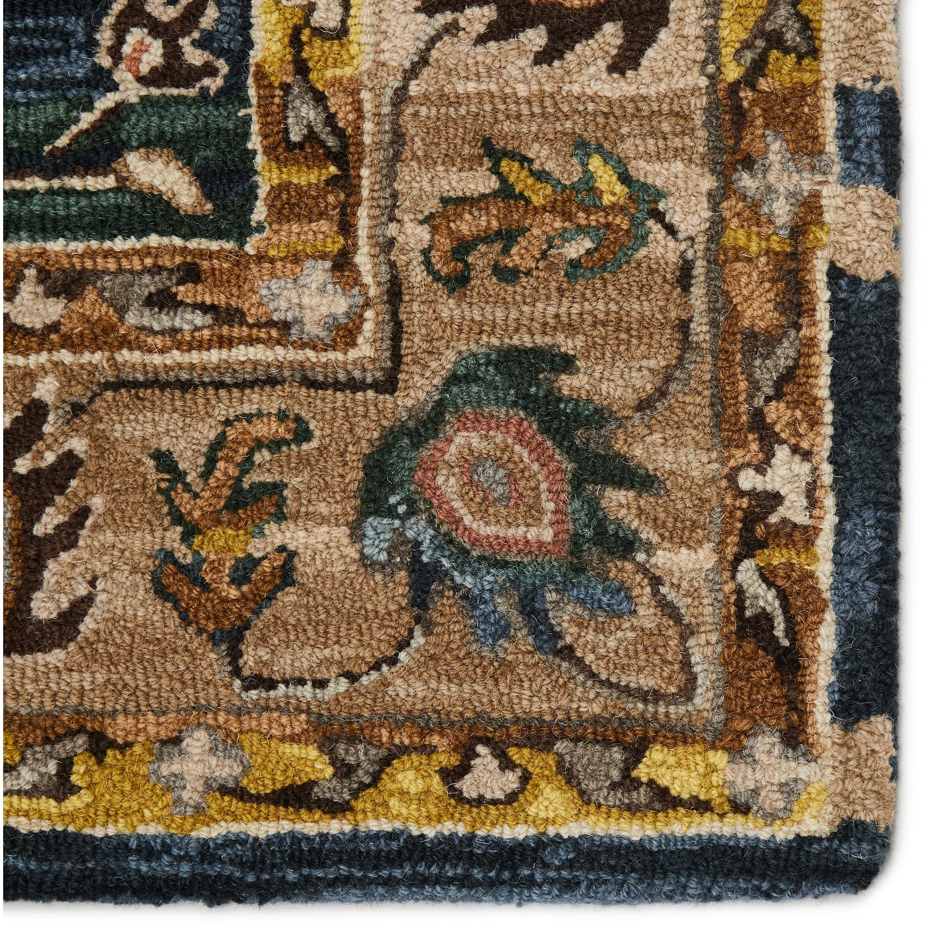 Seraphina Handmade Medallion Pink/ Yellow Area Rug