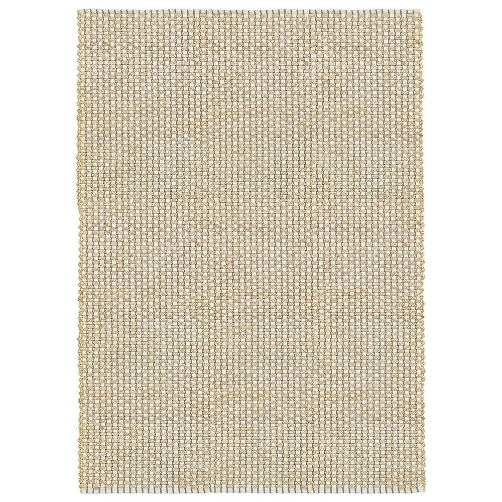 Sevita Organic Jute Interwoven Area Rug. Natural and Indigo
