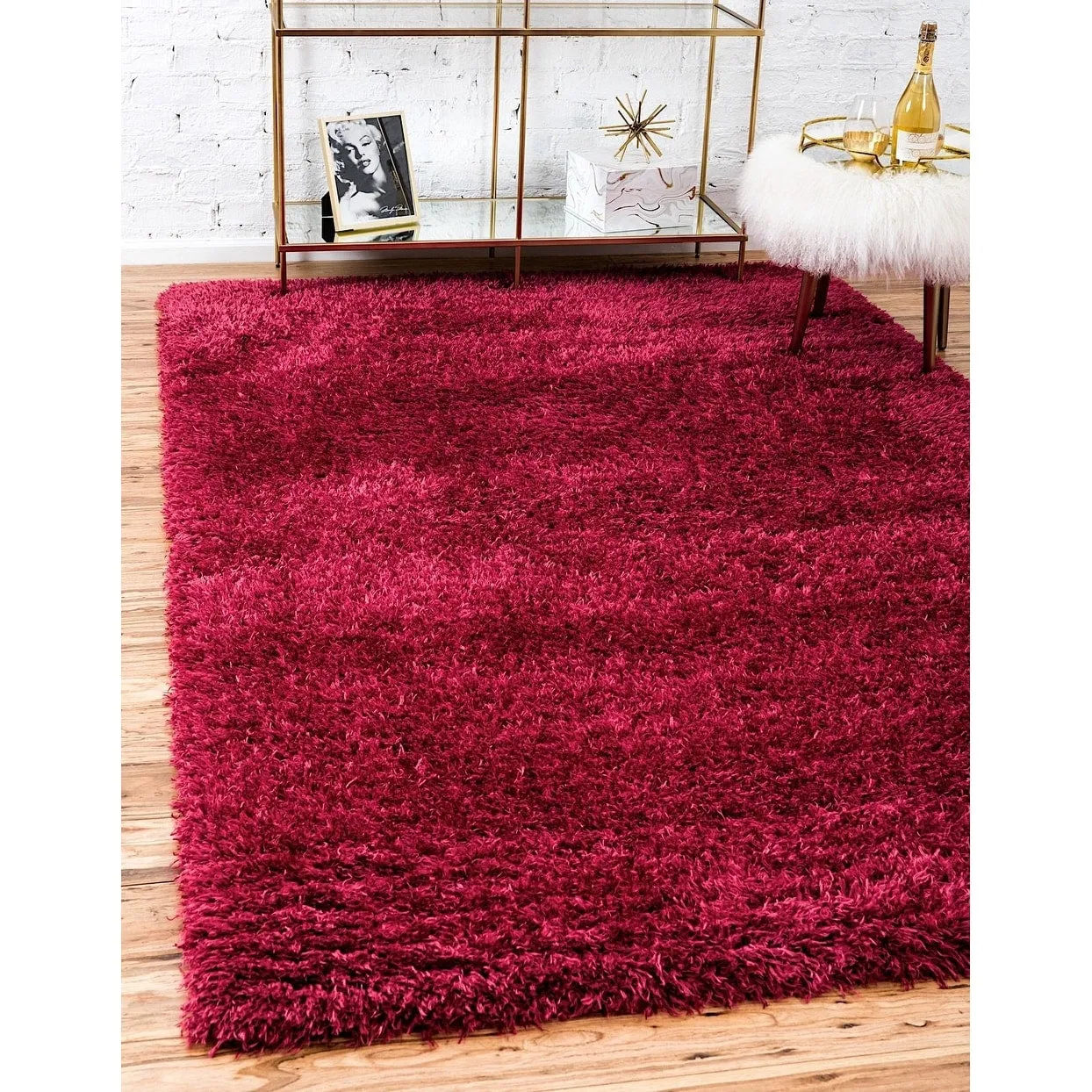 Shag Pling Collection Area Rug