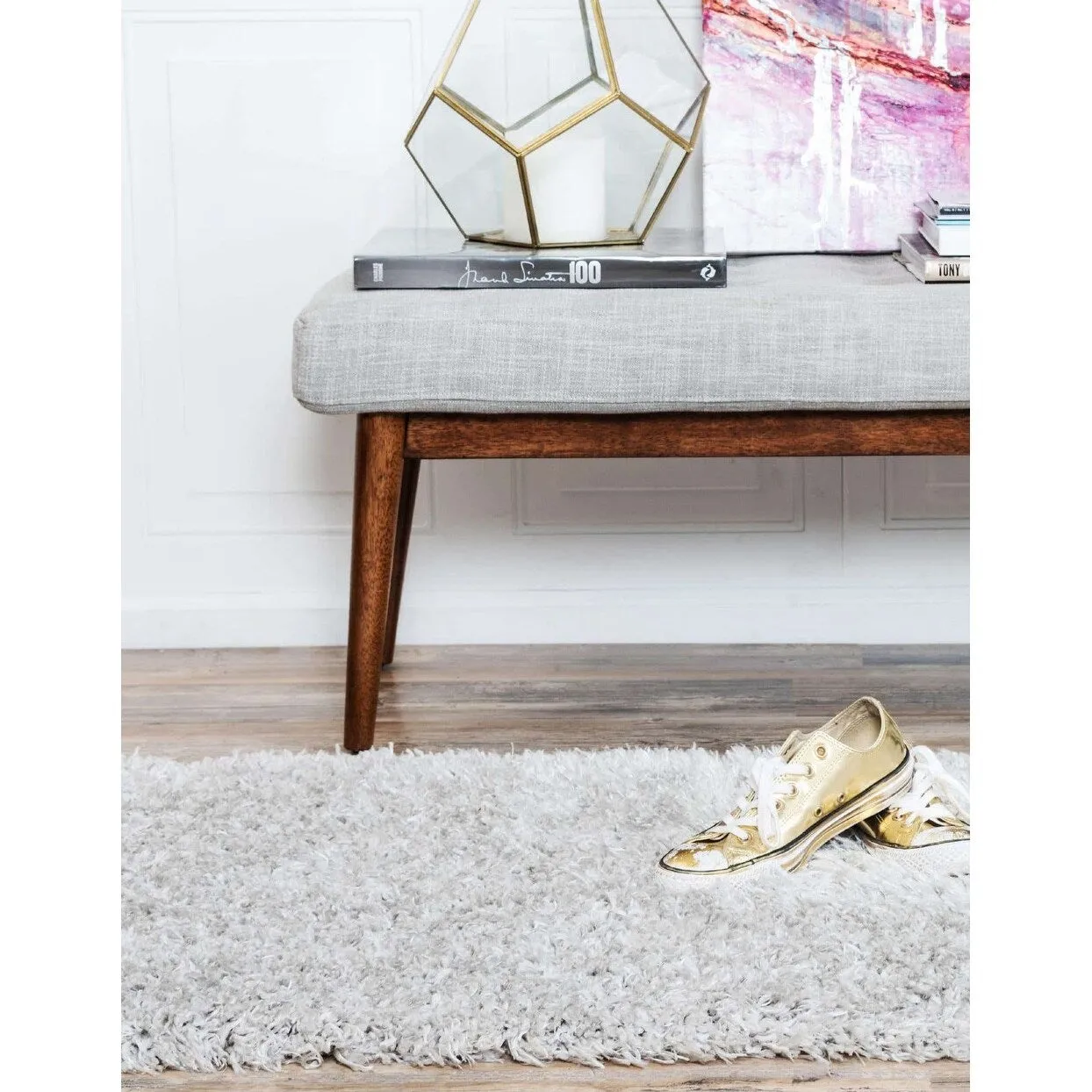 Shag Pling Collection Area Rug