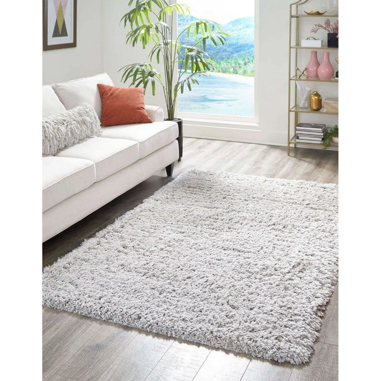 Shag Pling Collection Area Rug