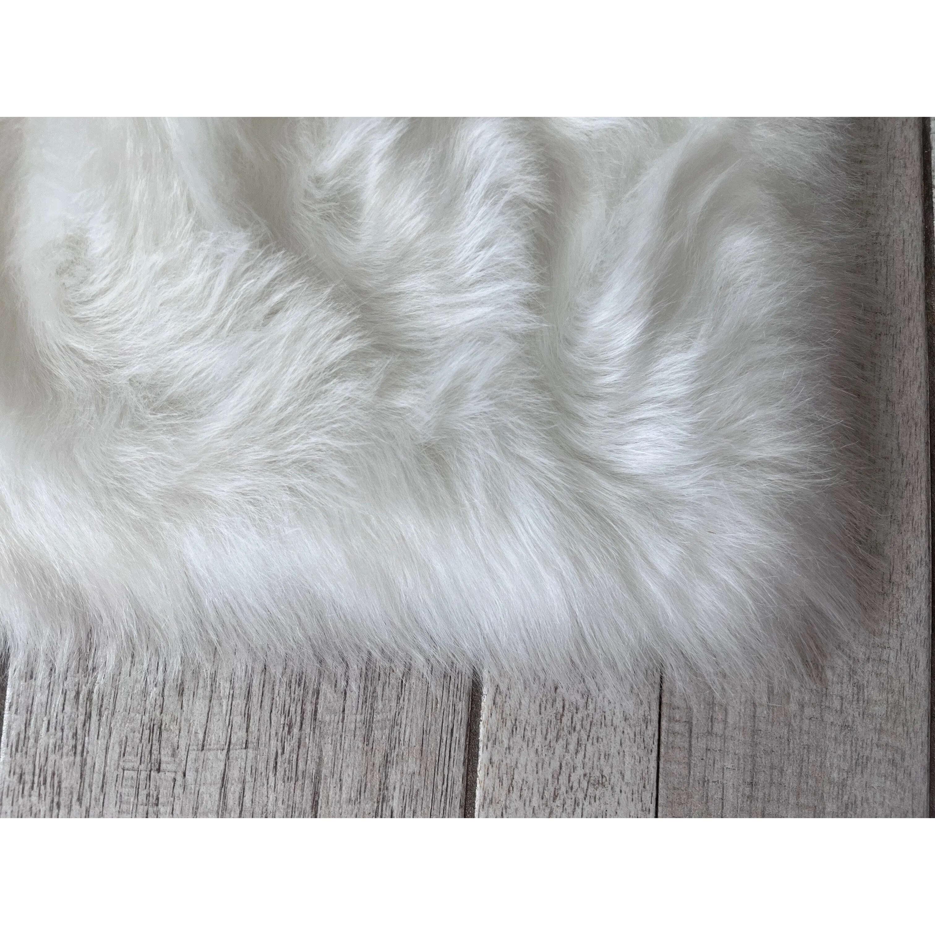 Silver Orchid Luxurious Faux Bison Skin Shag Rug