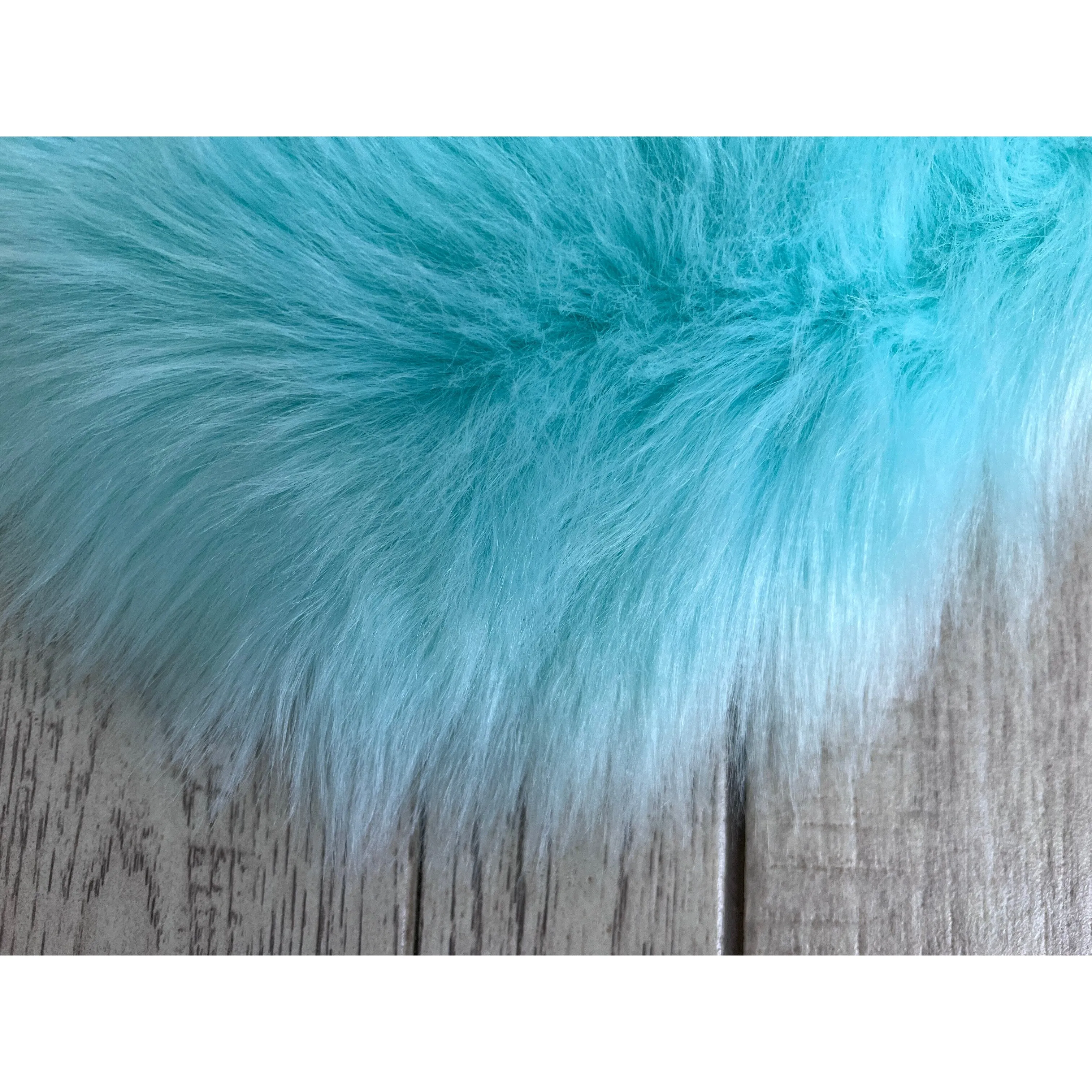Silver Orchid Luxurious Faux Bison Skin Shag Rug