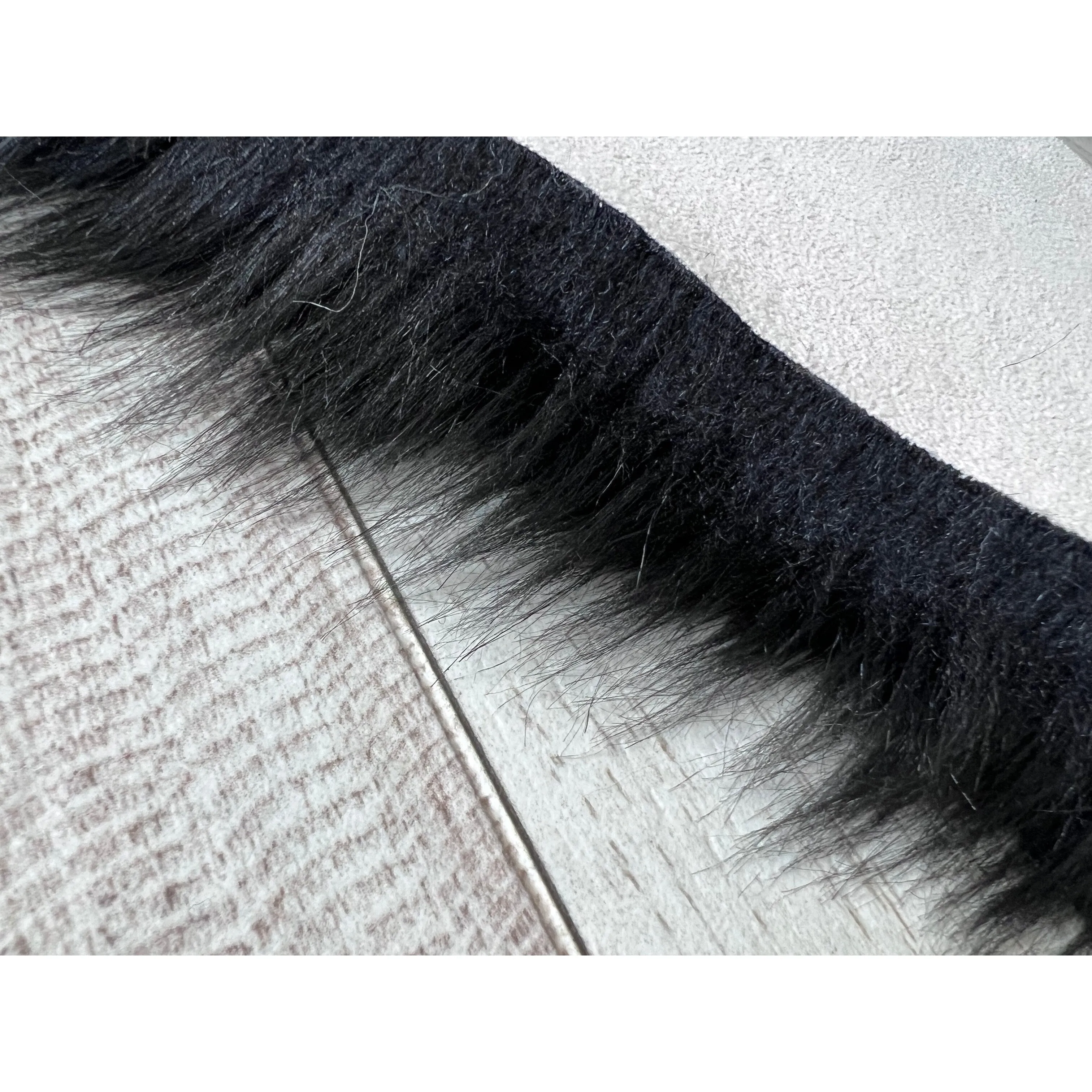 Silver Orchid Luxurious Faux Bison Skin Shag Rug