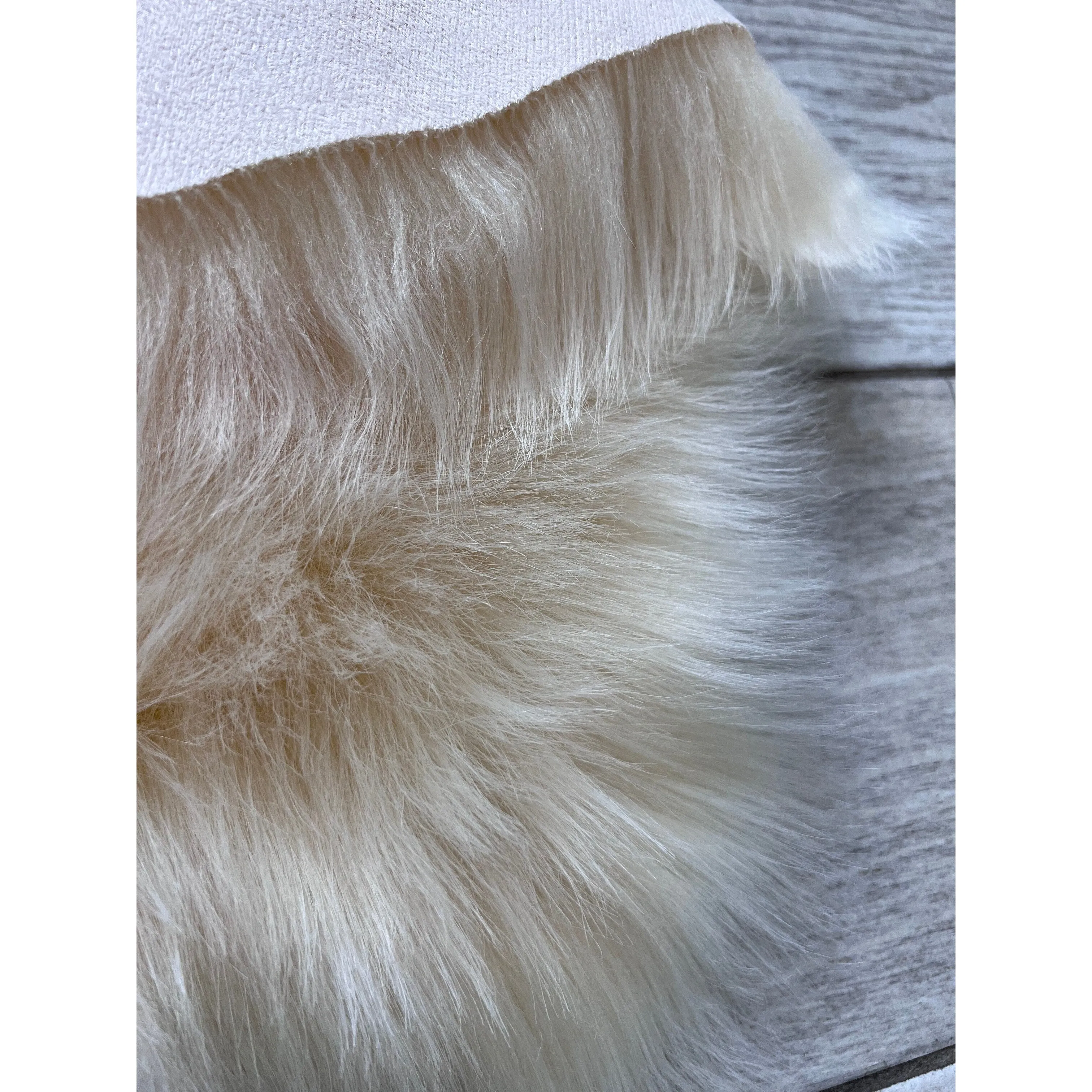 Silver Orchid Luxurious Faux Bison Skin Shag Rug
