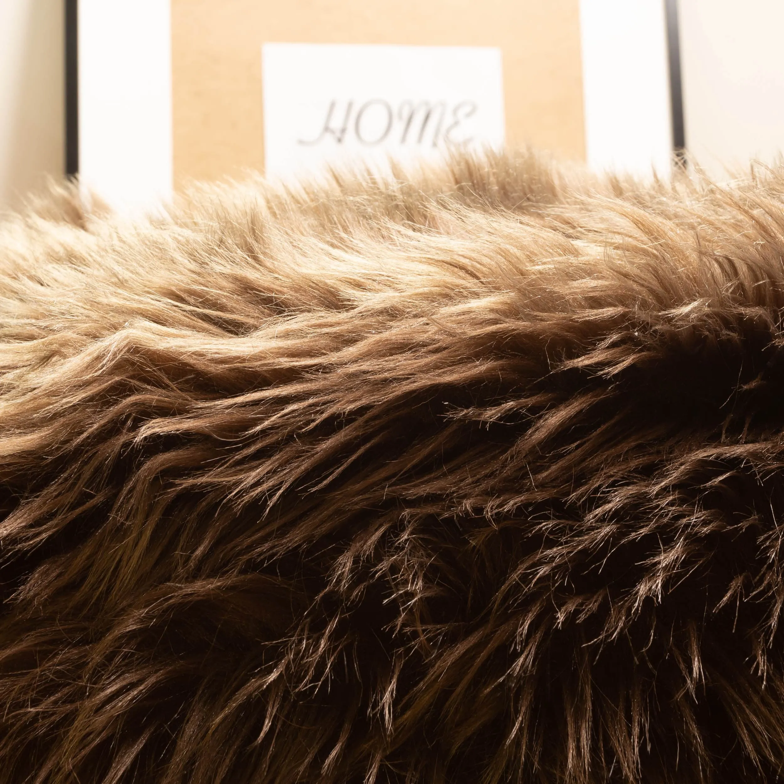 Silver Orchid Parrott Faux Fur Sheepskin Area Rug