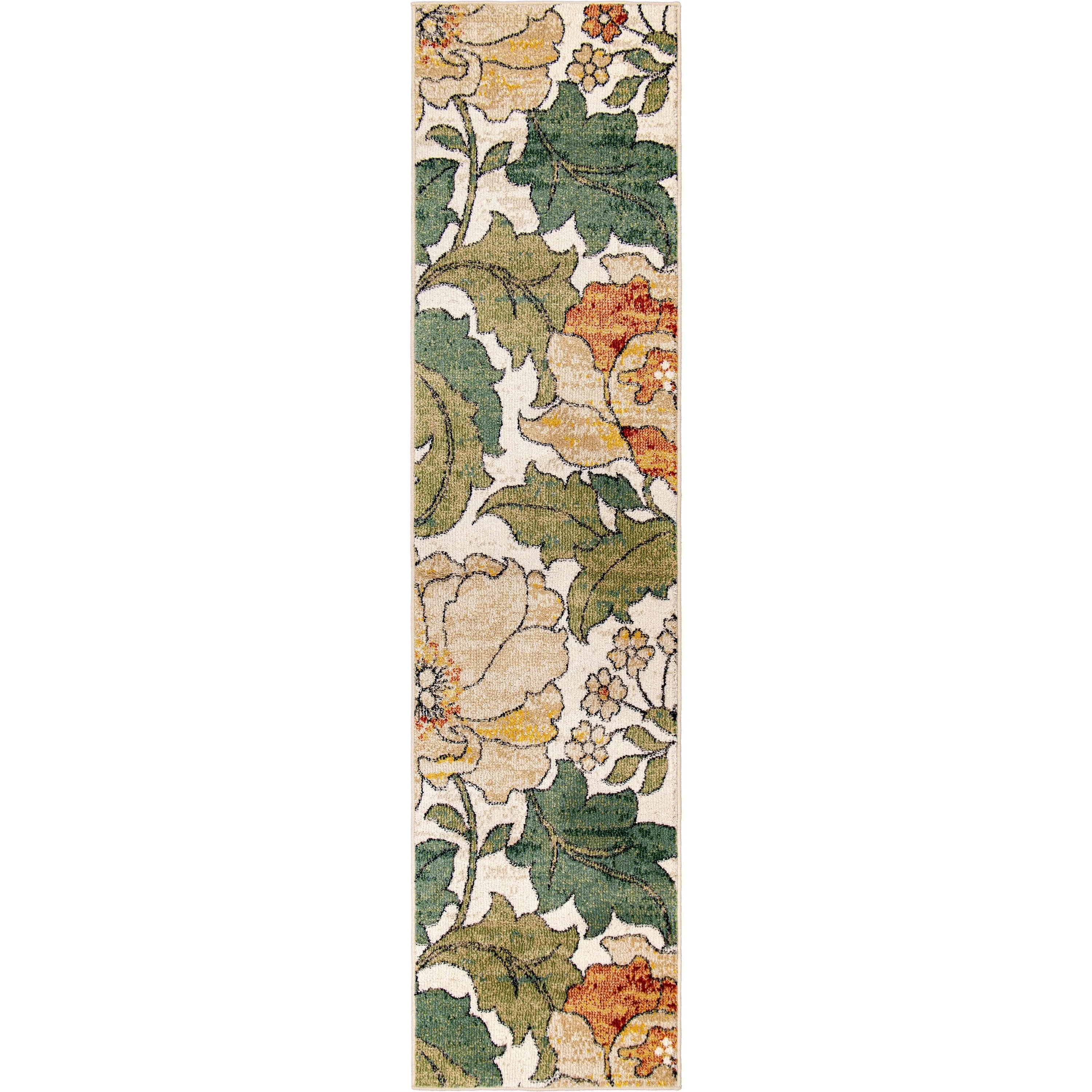 Simply Southern Cottage Jefferson Floral Distressed Area Rug