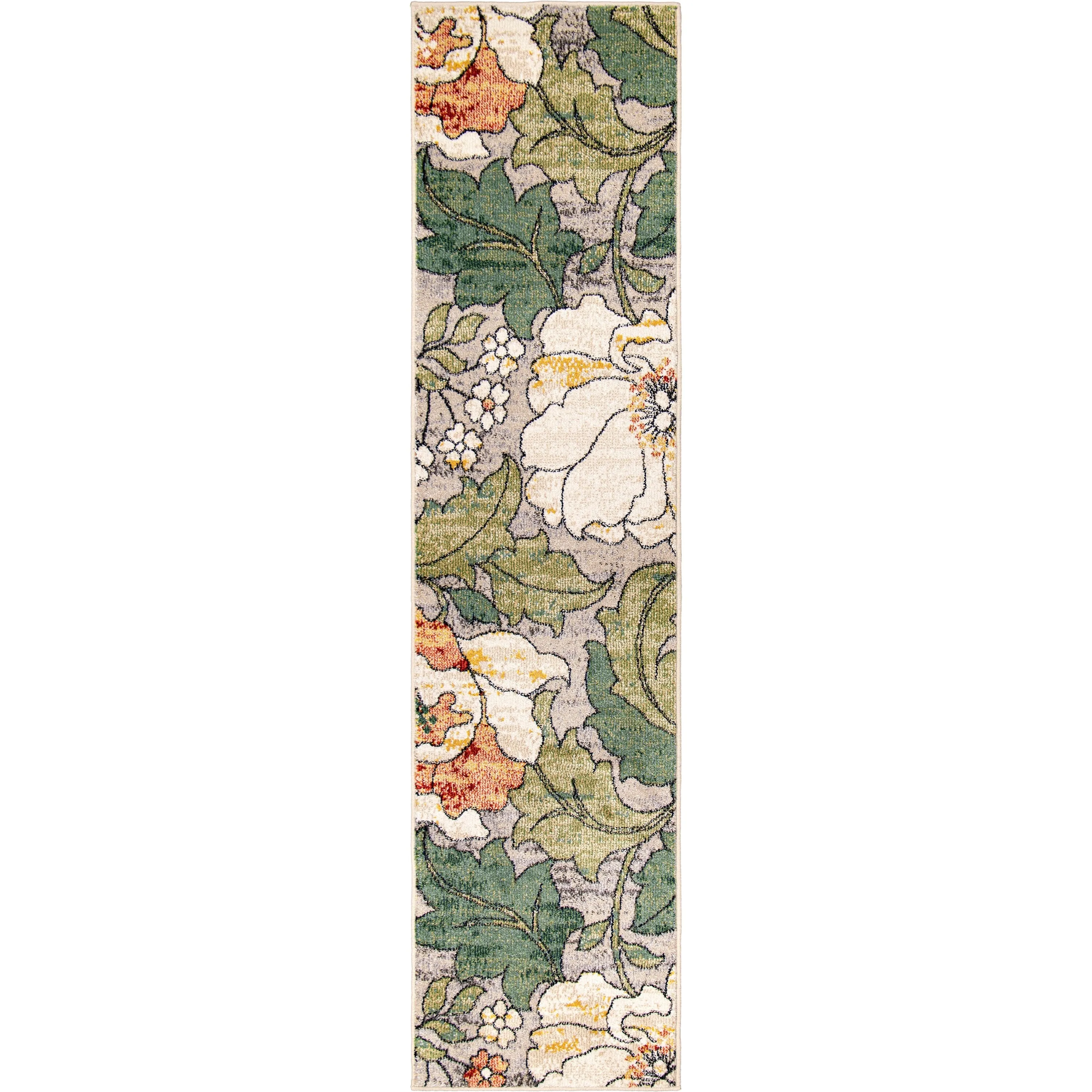 Simply Southern Cottage Jefferson Floral Distressed Area Rug