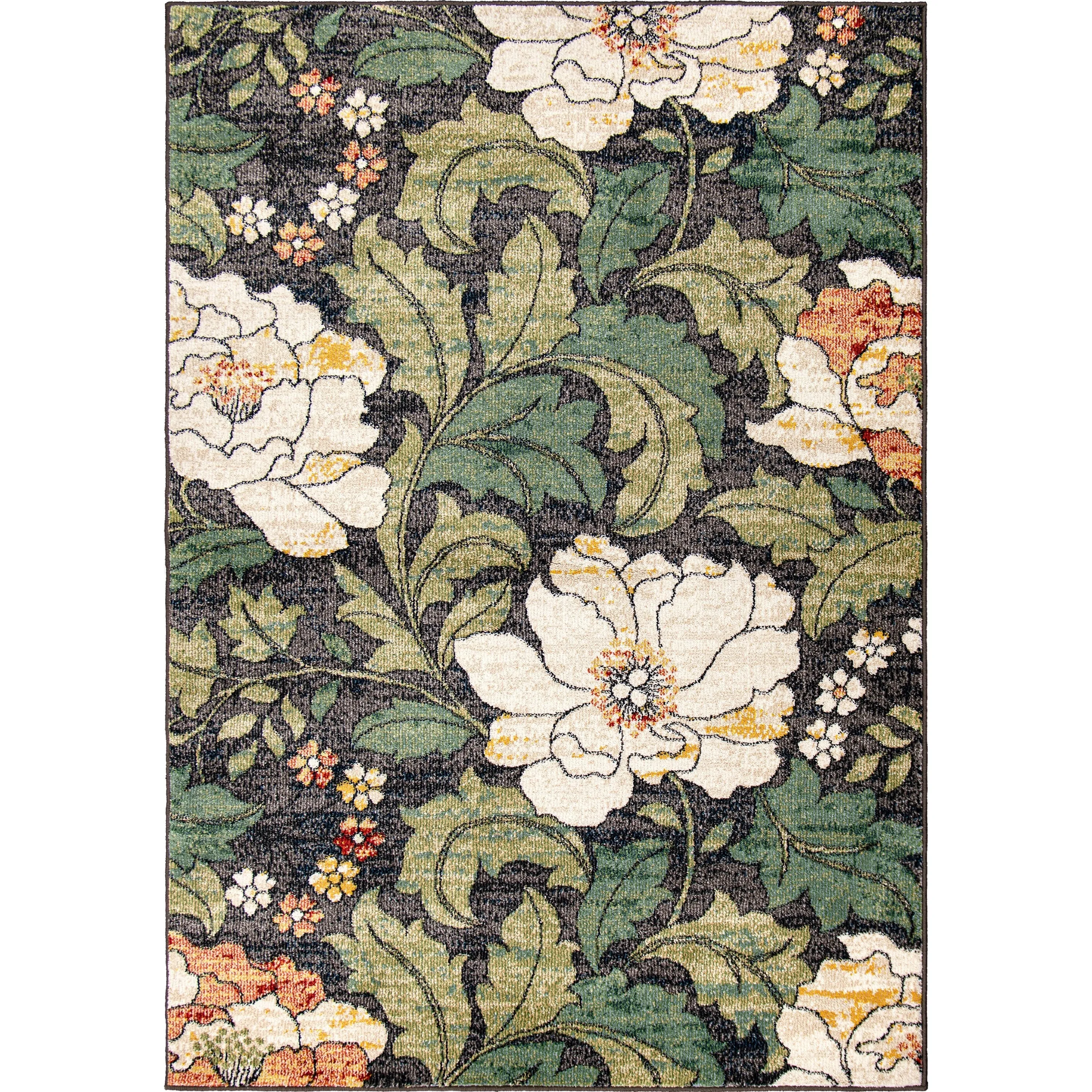 Simply Southern Cottage Jefferson Floral Distressed Area Rug