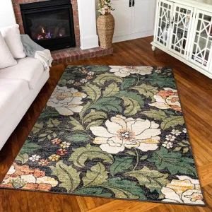 Simply Southern Cottage Jefferson Floral Distressed Area Rug