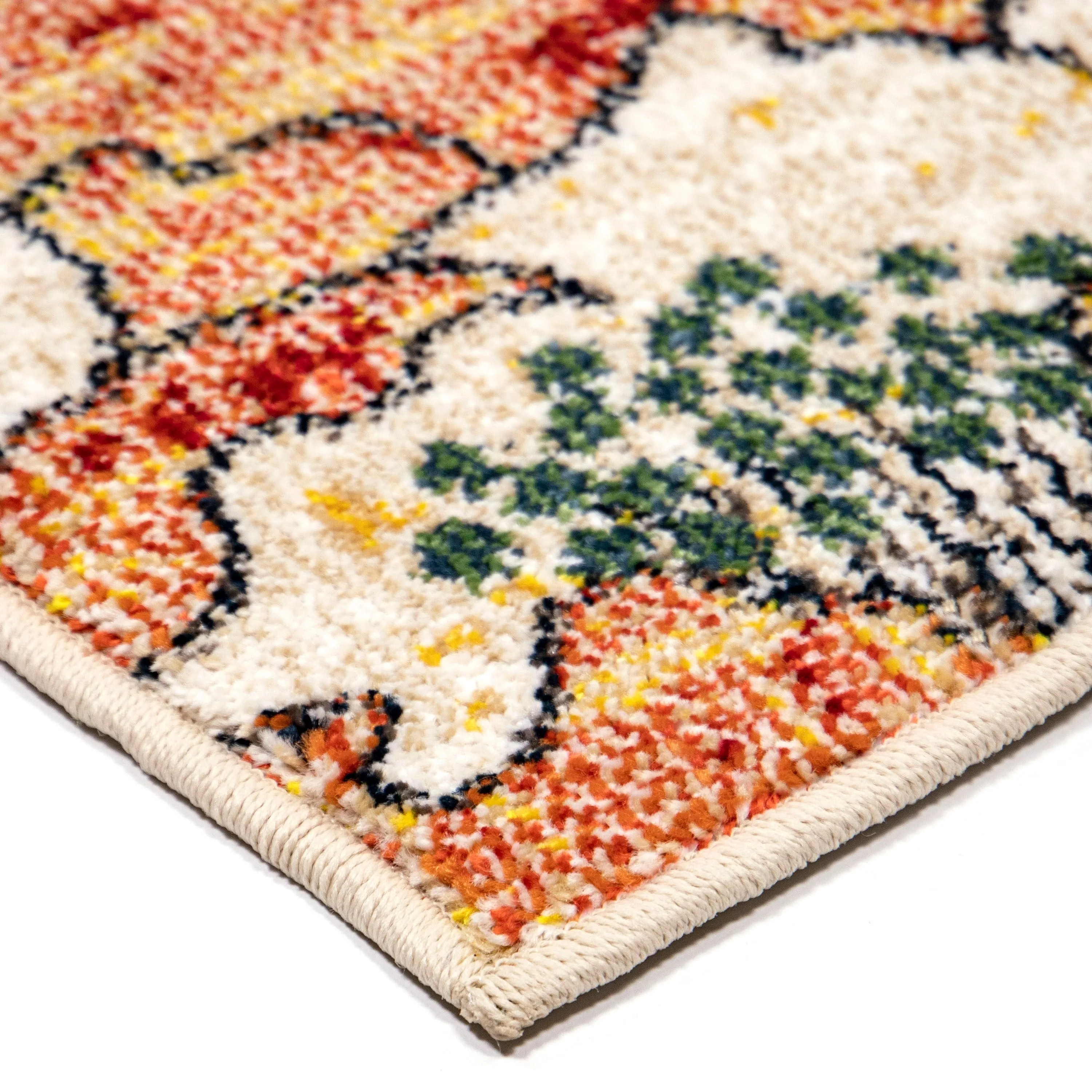 Simply Southern Cottage Jefferson Floral Distressed Area Rug