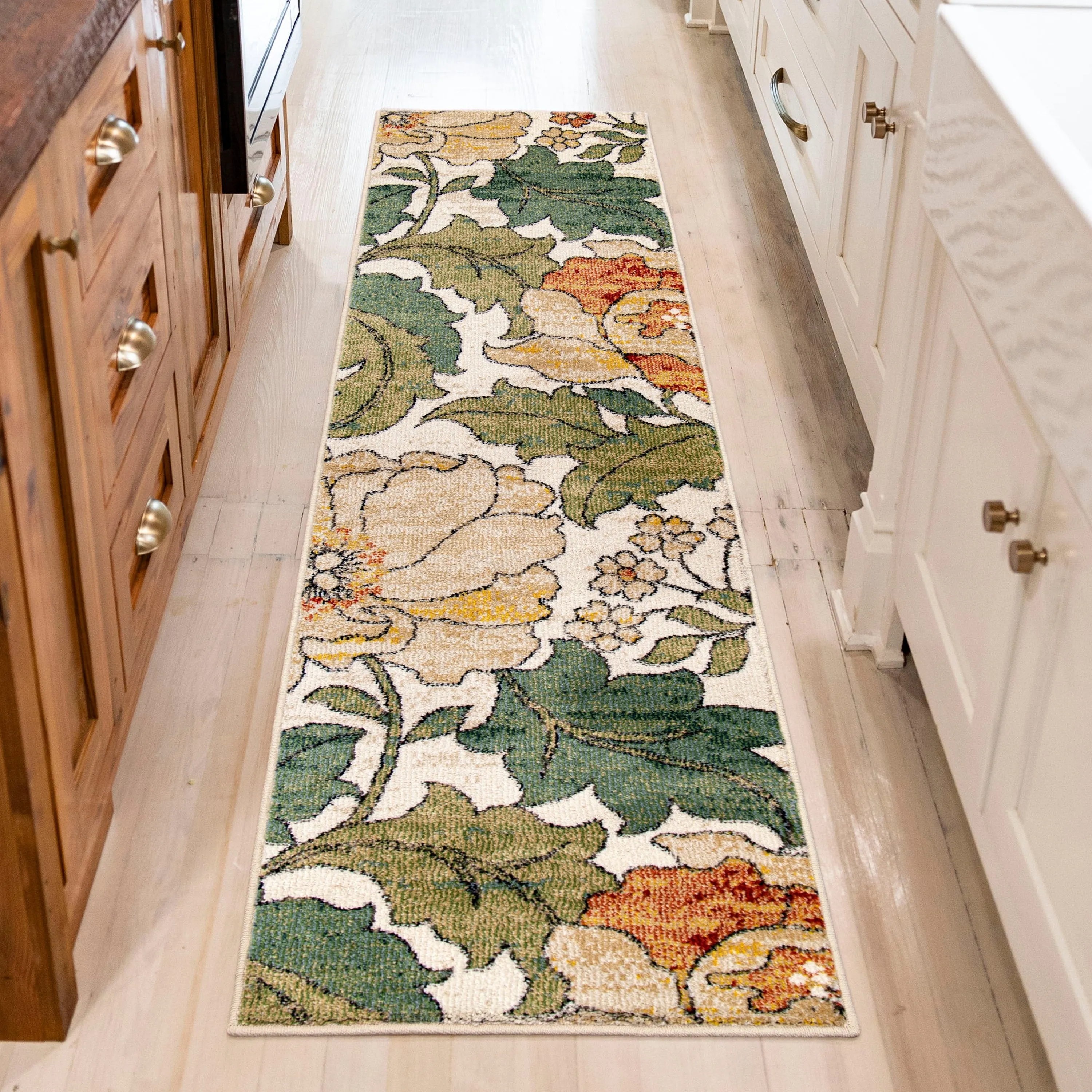 Simply Southern Cottage Jefferson Floral Distressed Area Rug