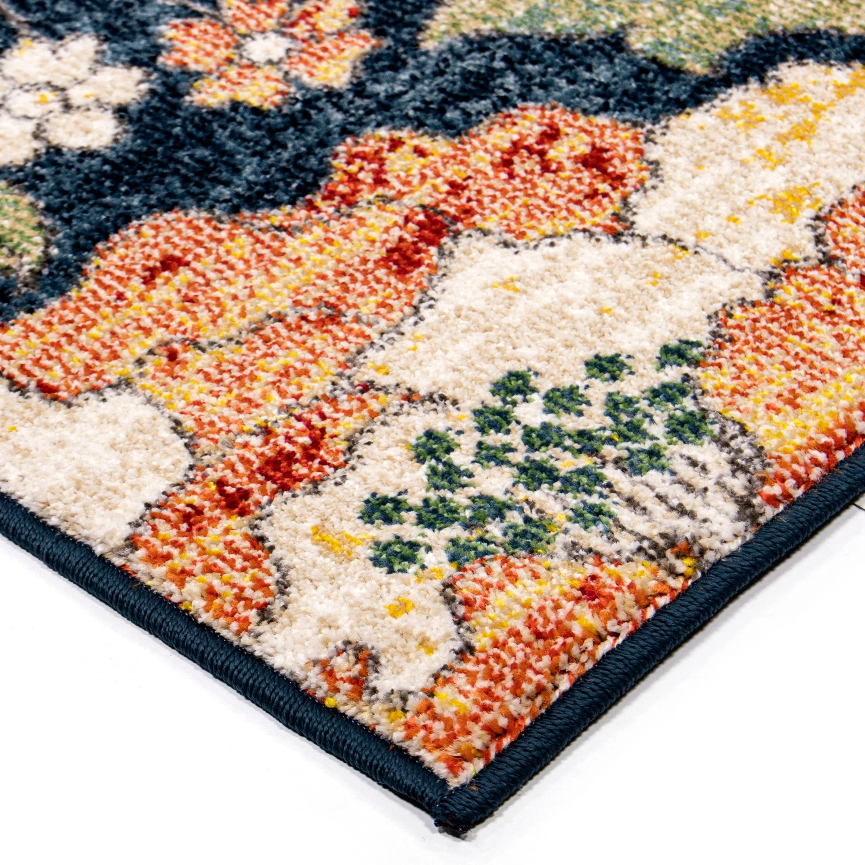 Simply Southern Cottage Jefferson Floral Distressed Area Rug