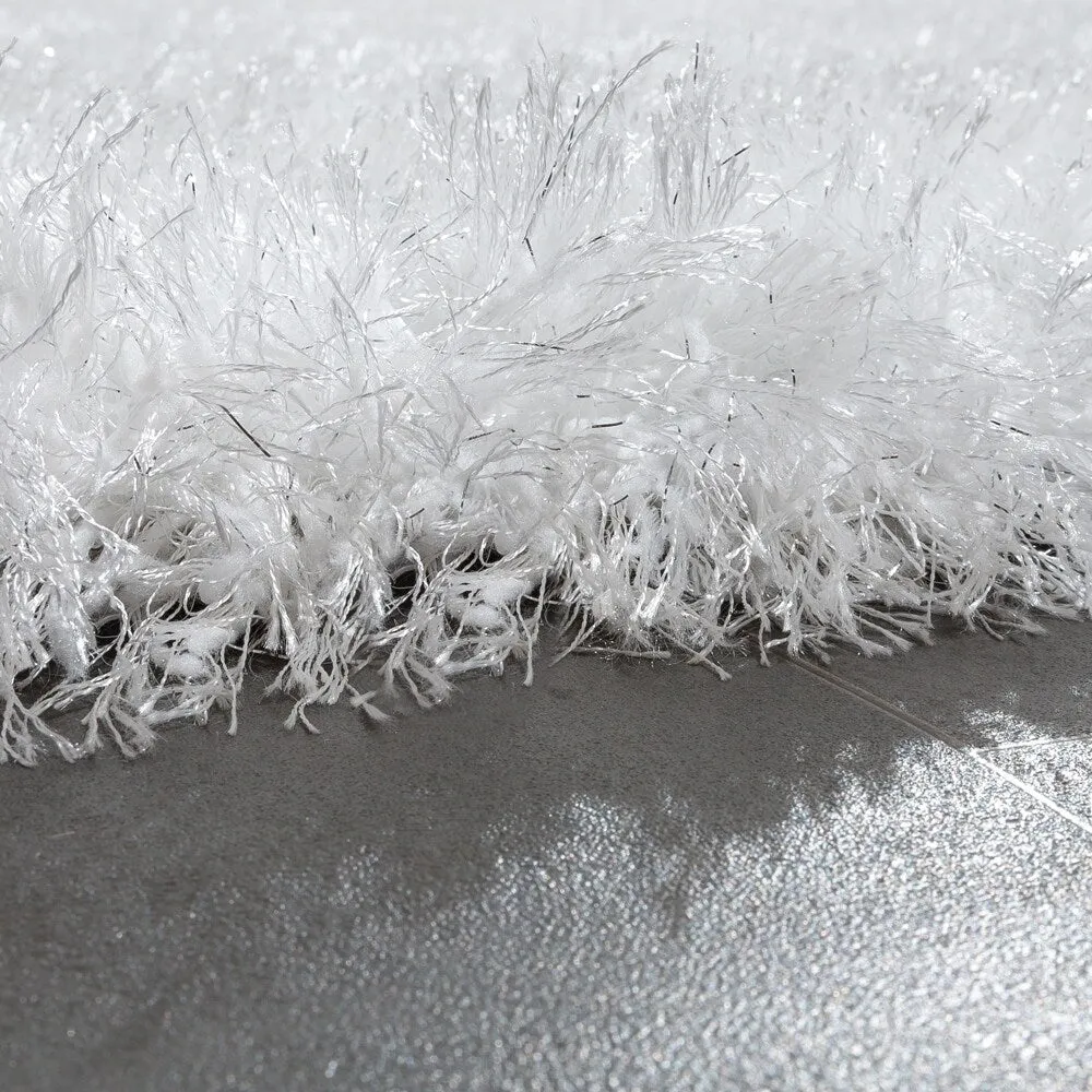 Soft Shag Rug For Bedroom & Living-Room Glossy Yarn