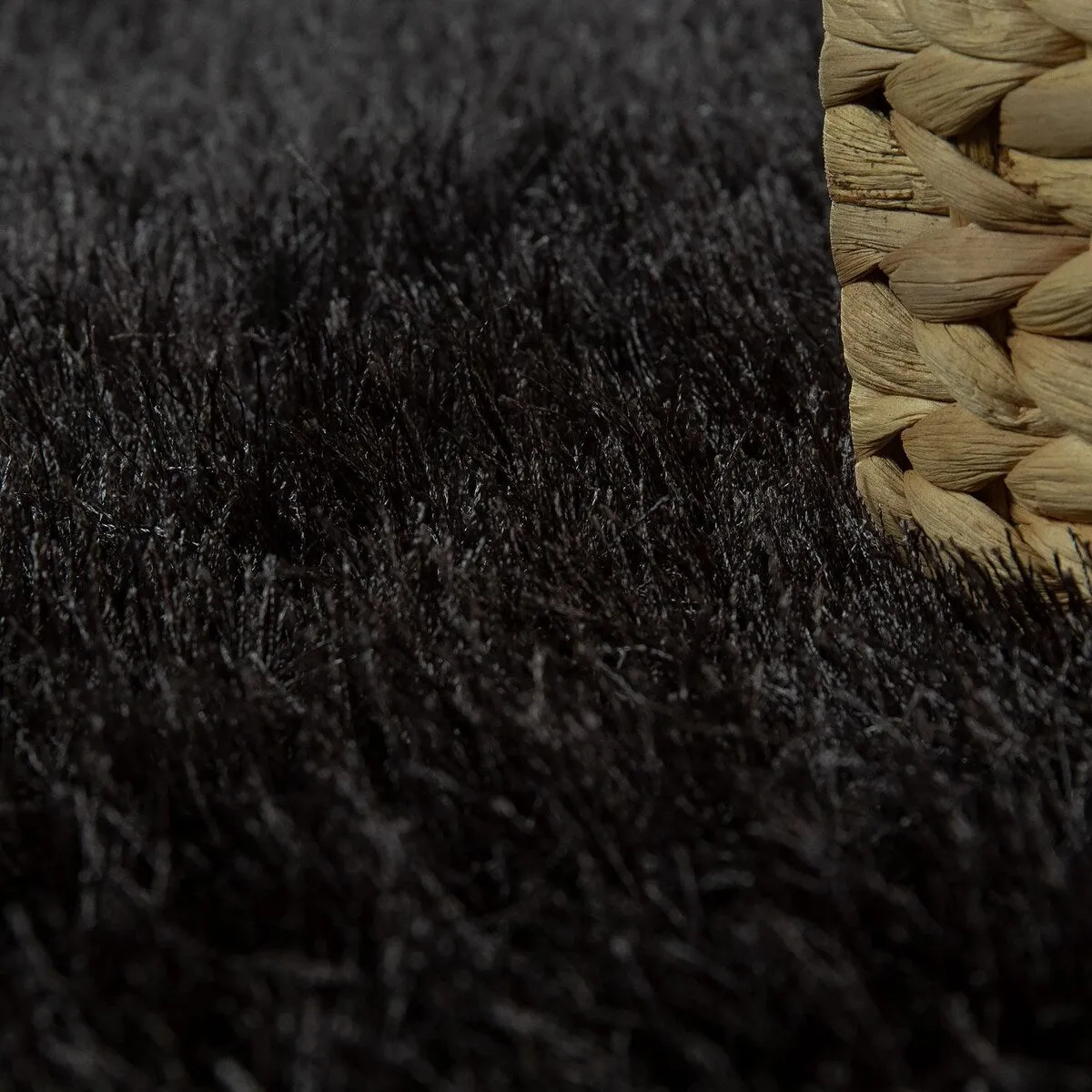 Soft Shag Rug For Bedroom & Living-Room Glossy Yarn