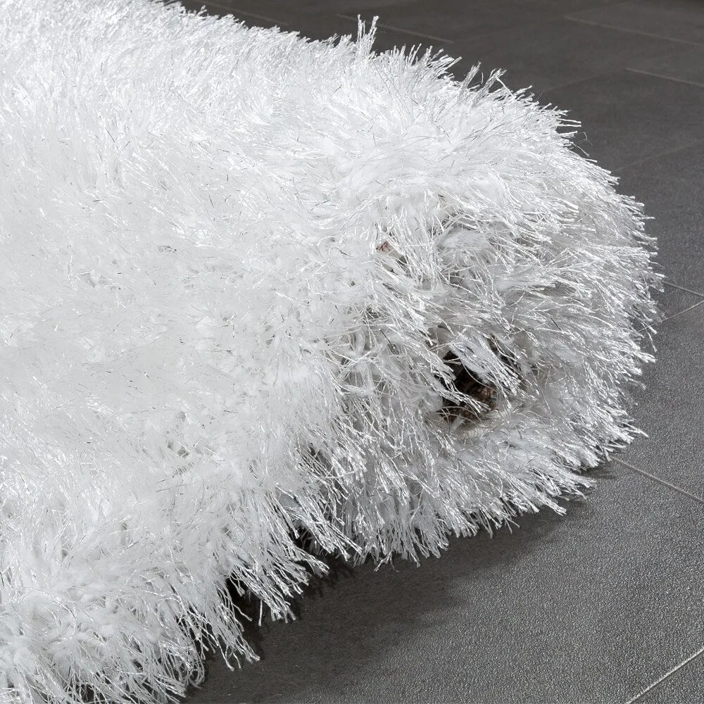 Soft Shag Rug For Bedroom & Living-Room Glossy Yarn