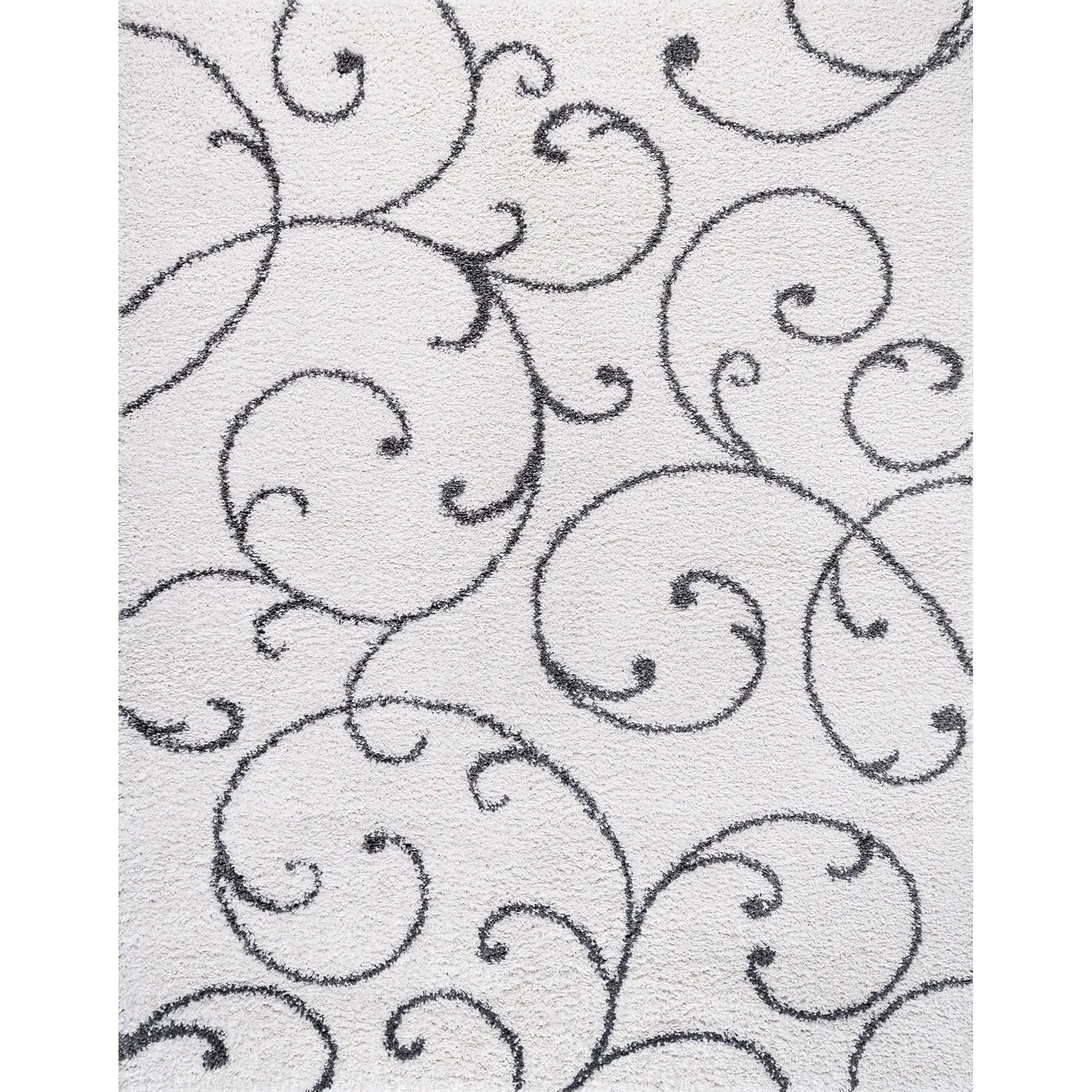 Sohni Shag Farmhouse Floral Indoor Area Rug