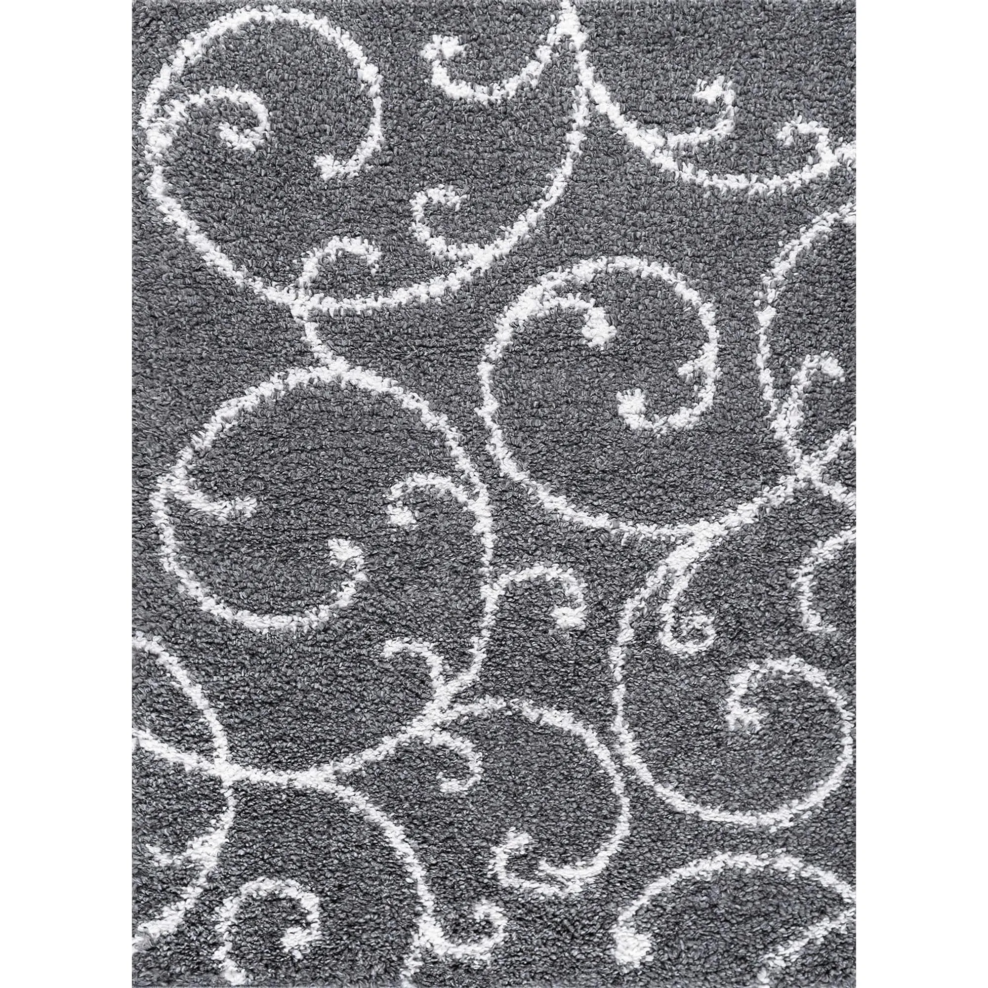 Sohni Shag Farmhouse Floral Indoor Area Rug