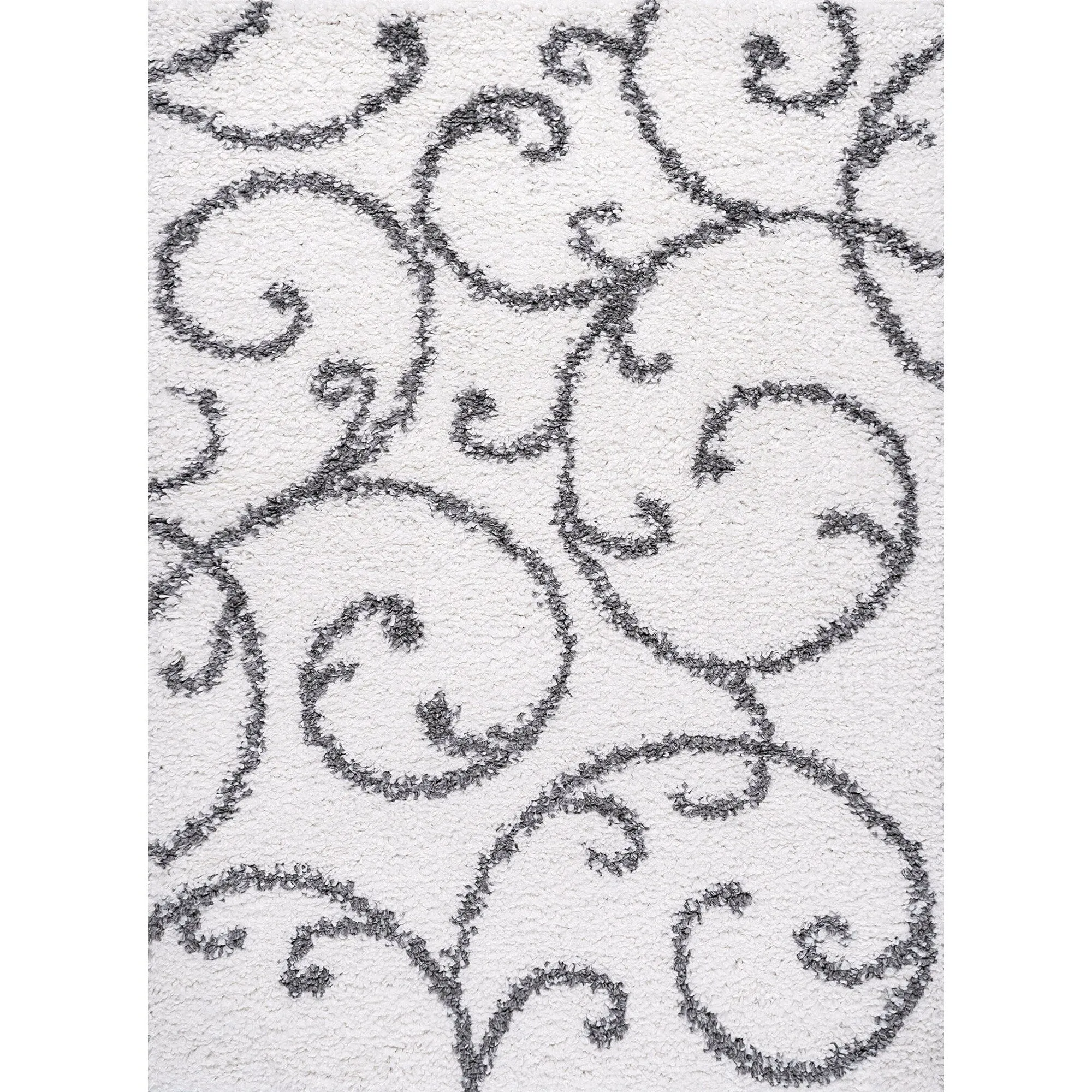 Sohni Shag Farmhouse Floral Indoor Area Rug