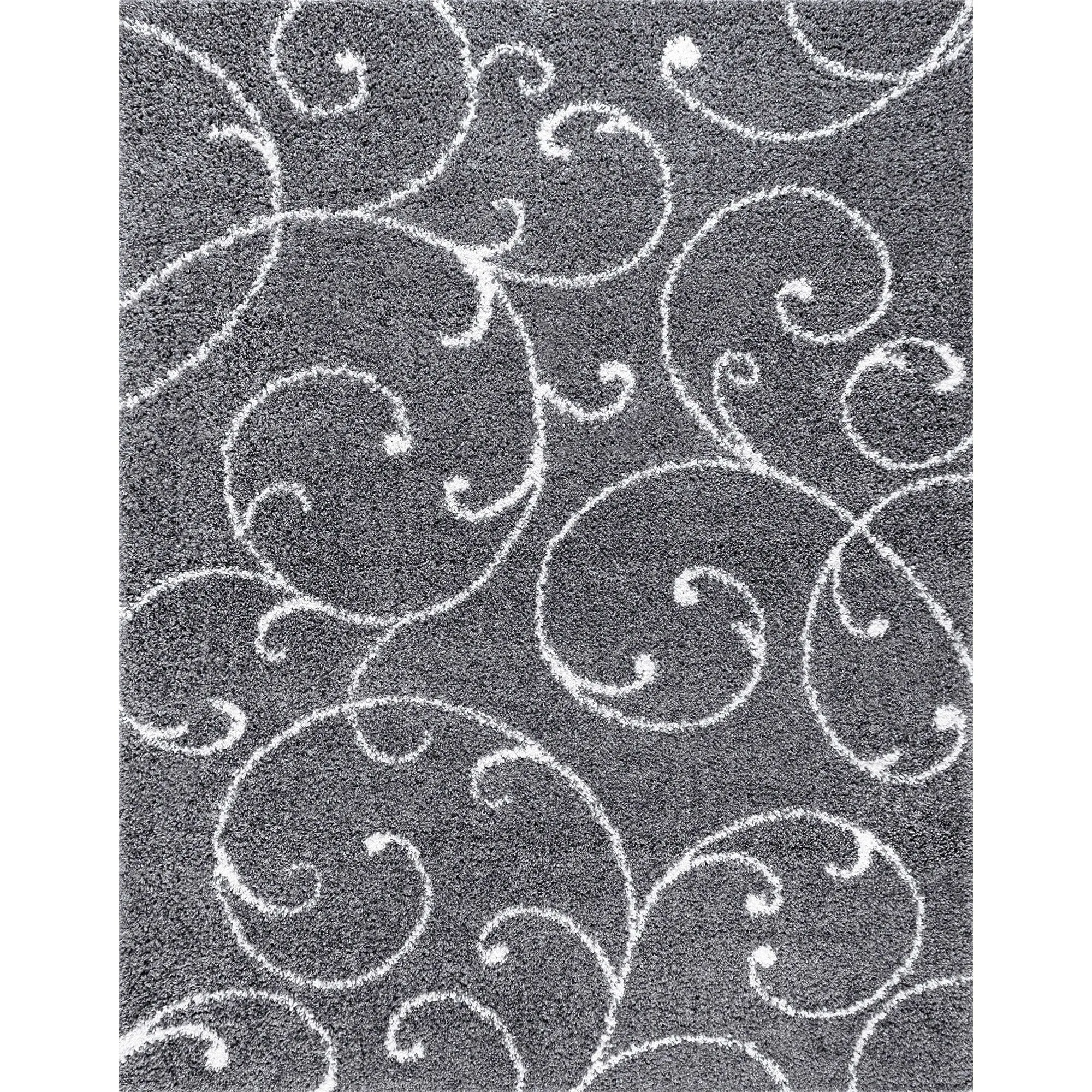 Sohni Shag Farmhouse Floral Indoor Area Rug