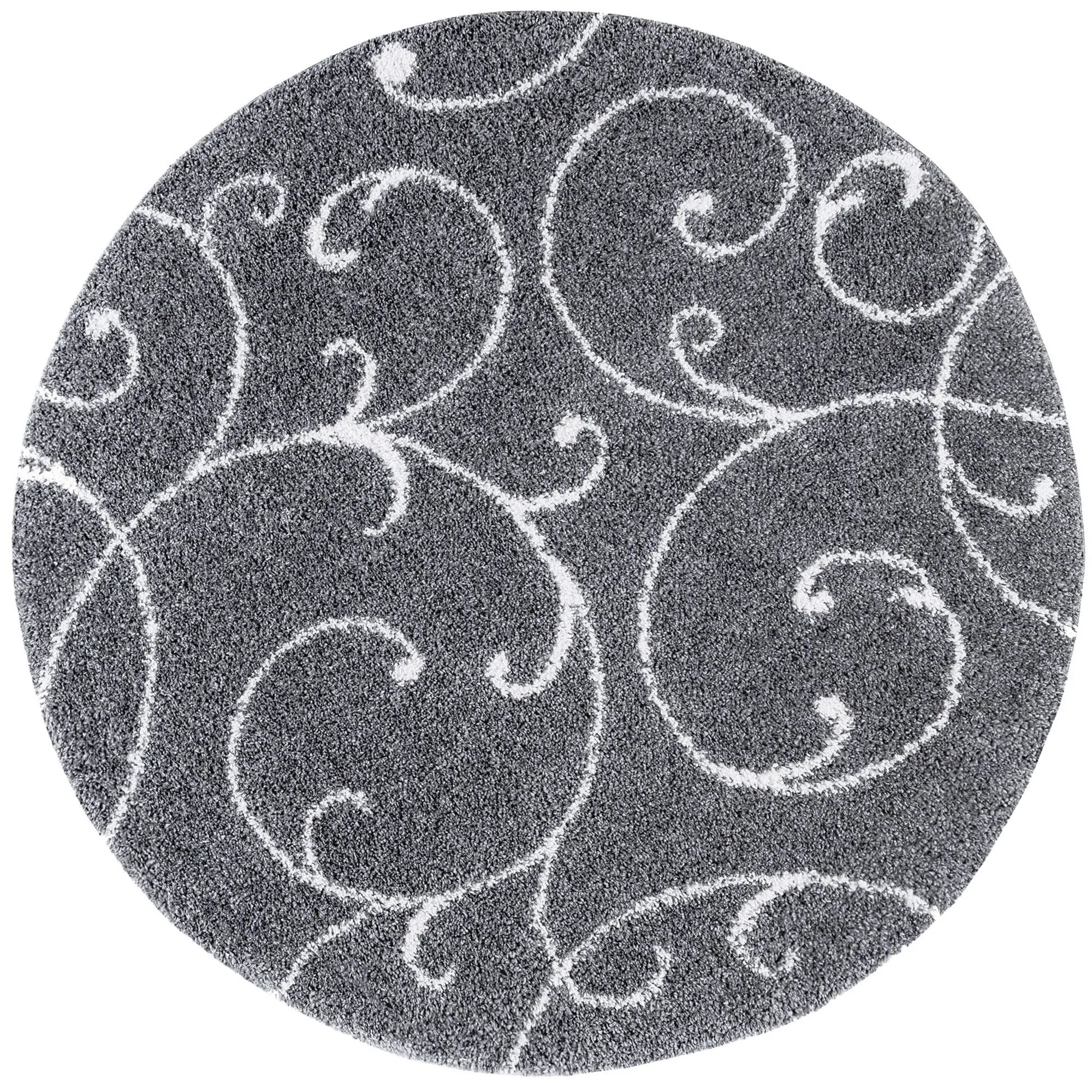 Sohni Shag Farmhouse Floral Indoor Area Rug