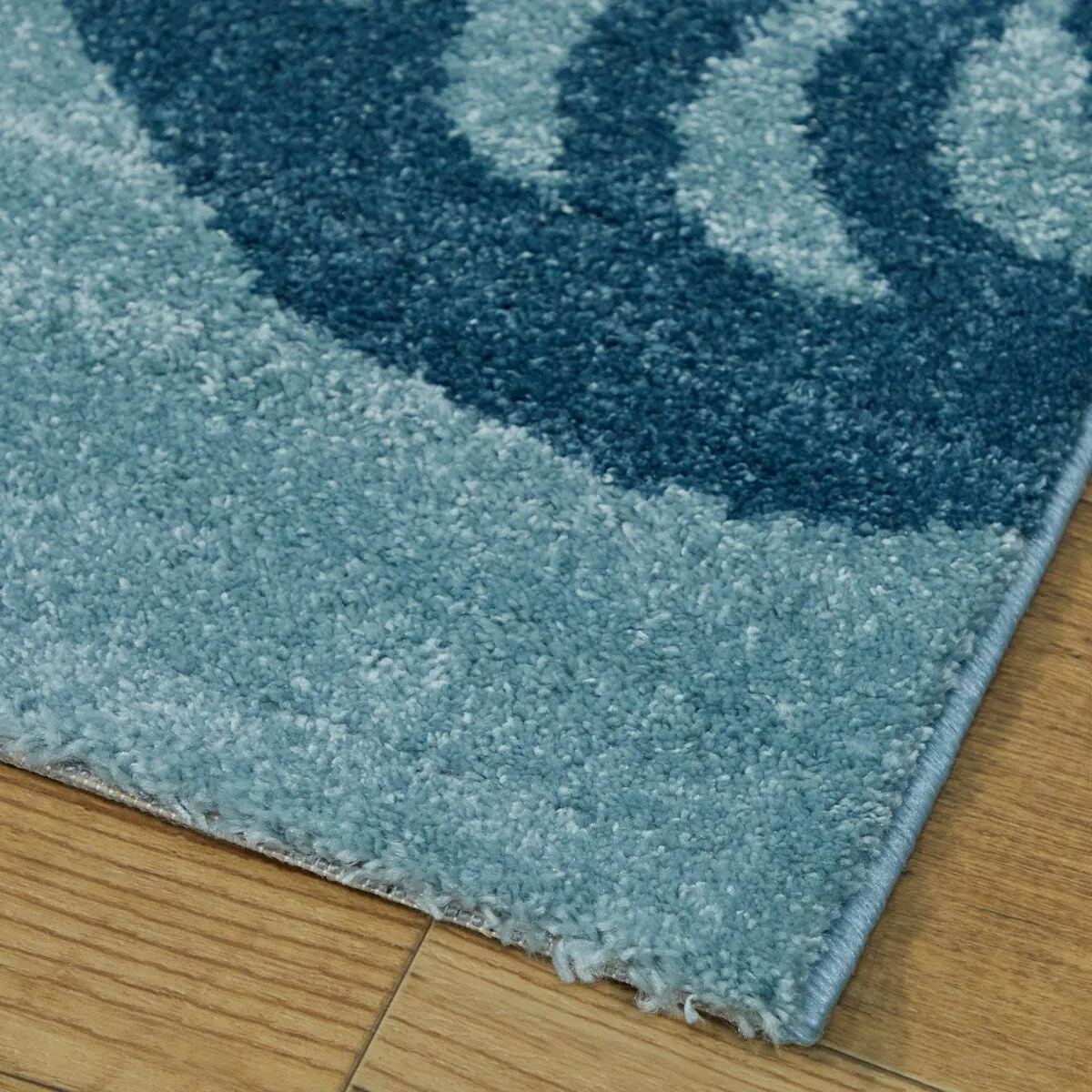 Stafford Nautilus Medallion Coastal Nautical Area Rug