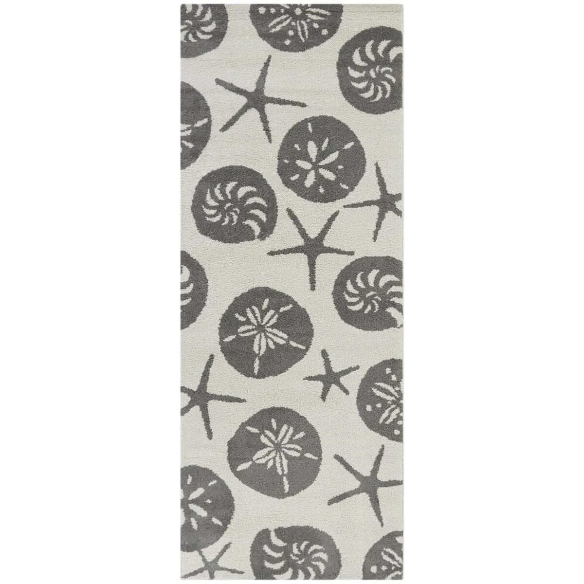 Stafford Nautilus Medallion Coastal Nautical Area Rug