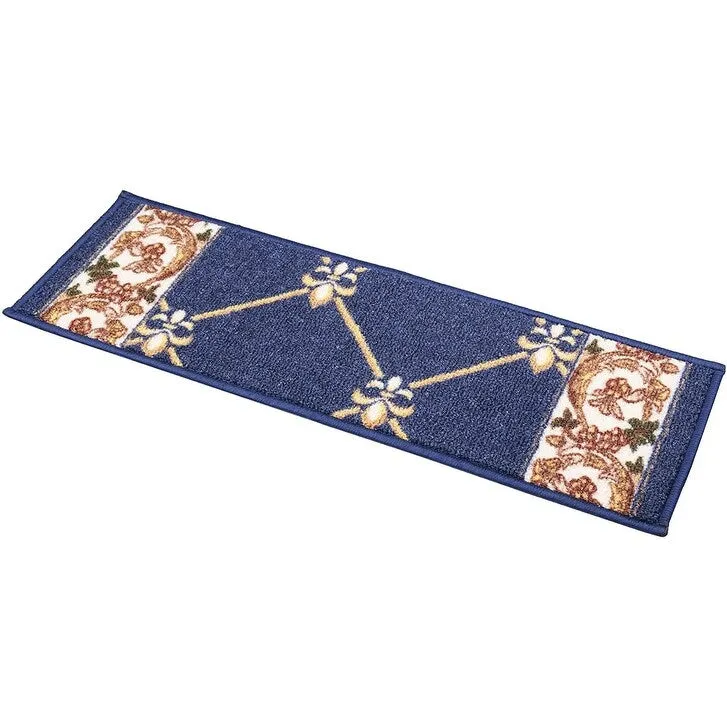 Stair Treads Fleur De Lis Floral Design Non Slip Backing. 8.5''X26''