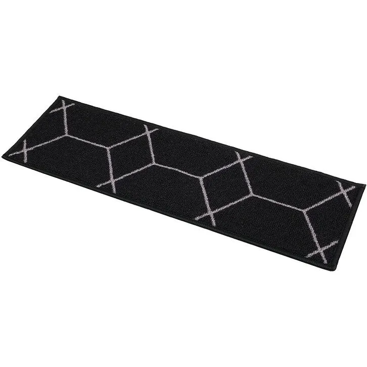 Stair Treads Hexagon Design Washable Non Slip Backing. 8.5''X26''