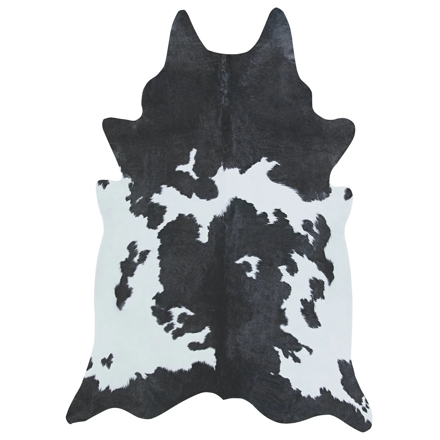 Steppe Hides Odense Ivory-Black Area Rug