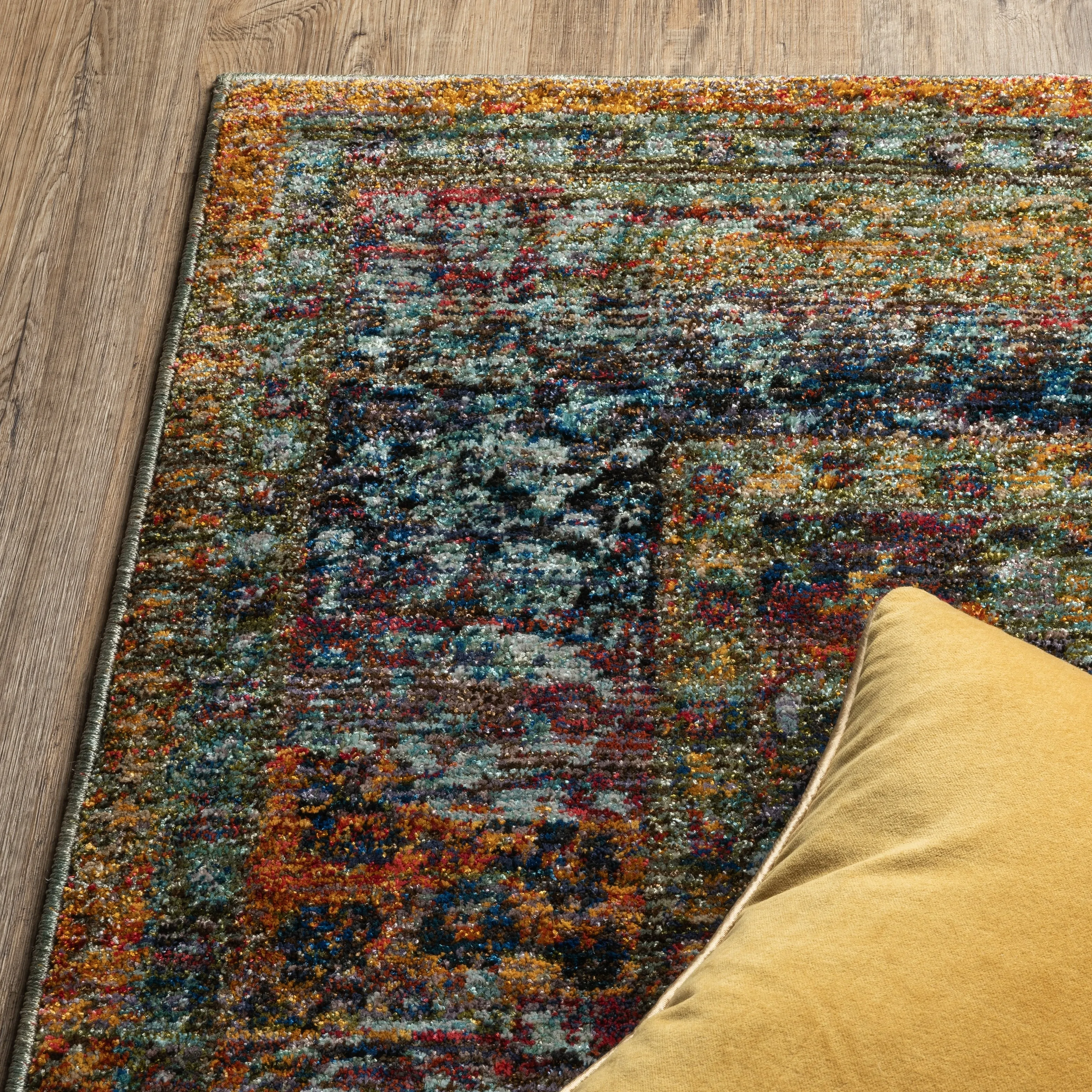 Style Haven Adaylnn Morris Persian Inspired Medallion Blue/Multi Area Rug