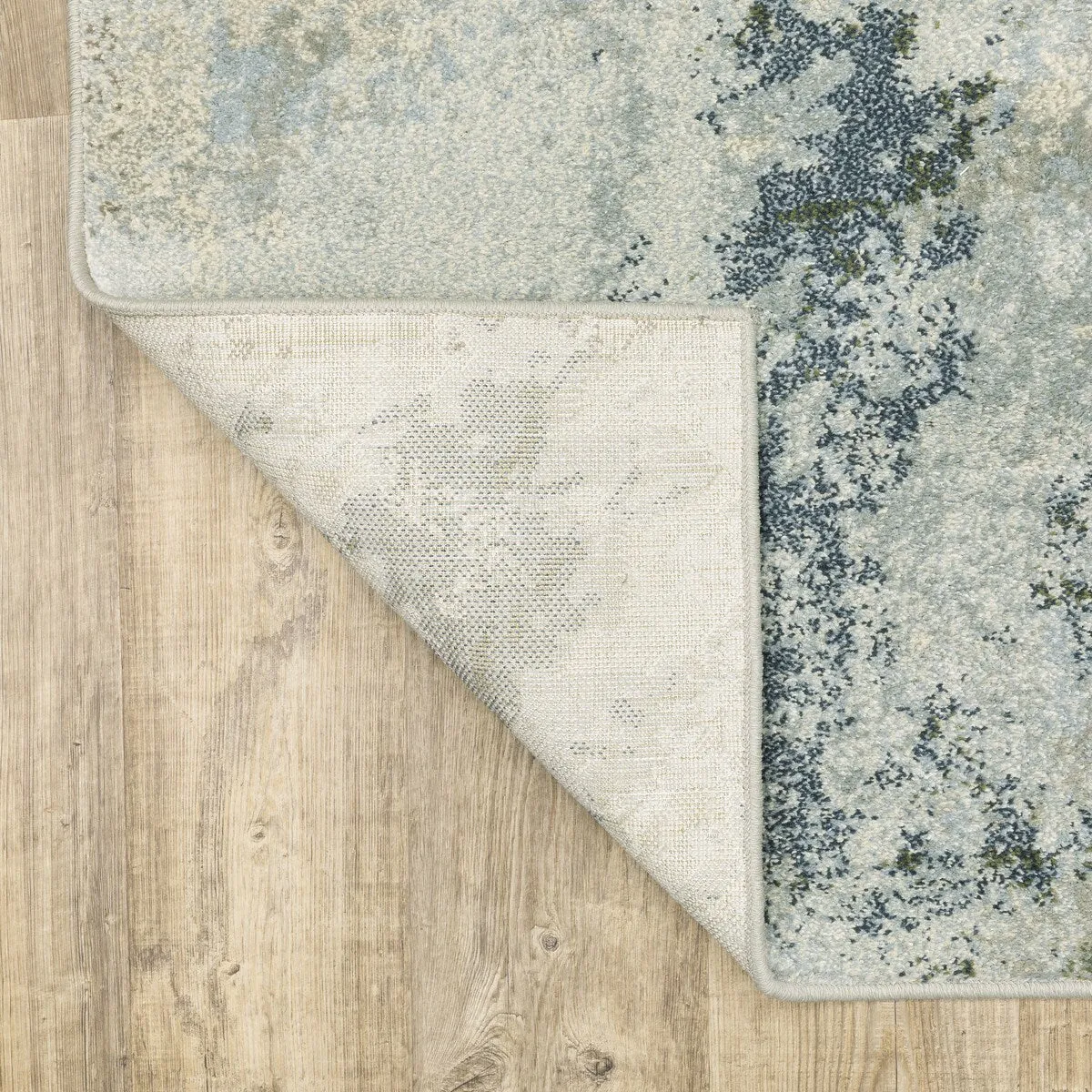 Style Haven Bassel Contemporary Abstract Blue/ Green Indoor Area Rug