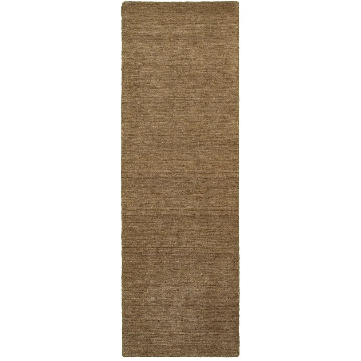 Style Haven Heathered Solid Hand-crafted Plush Wool Area Rug