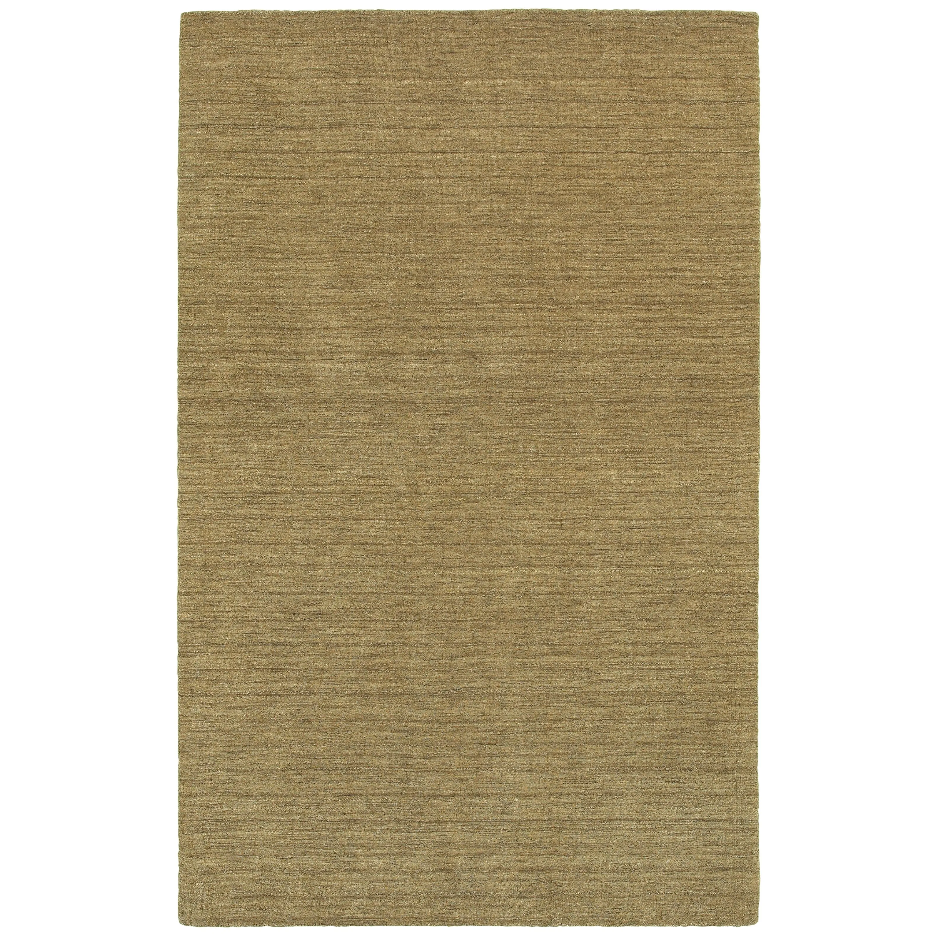 Style Haven Heathered Solid Hand-crafted Plush Wool Area Rug