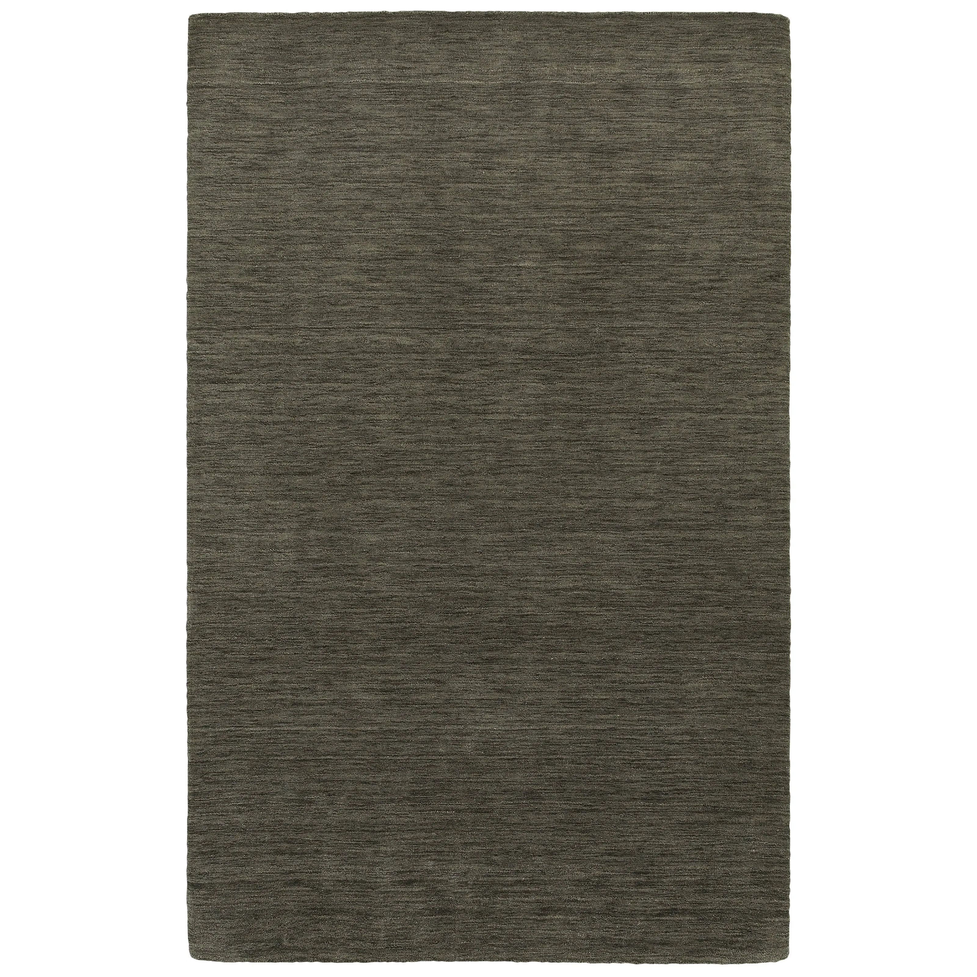 Style Haven Heathered Solid Hand-crafted Plush Wool Area Rug
