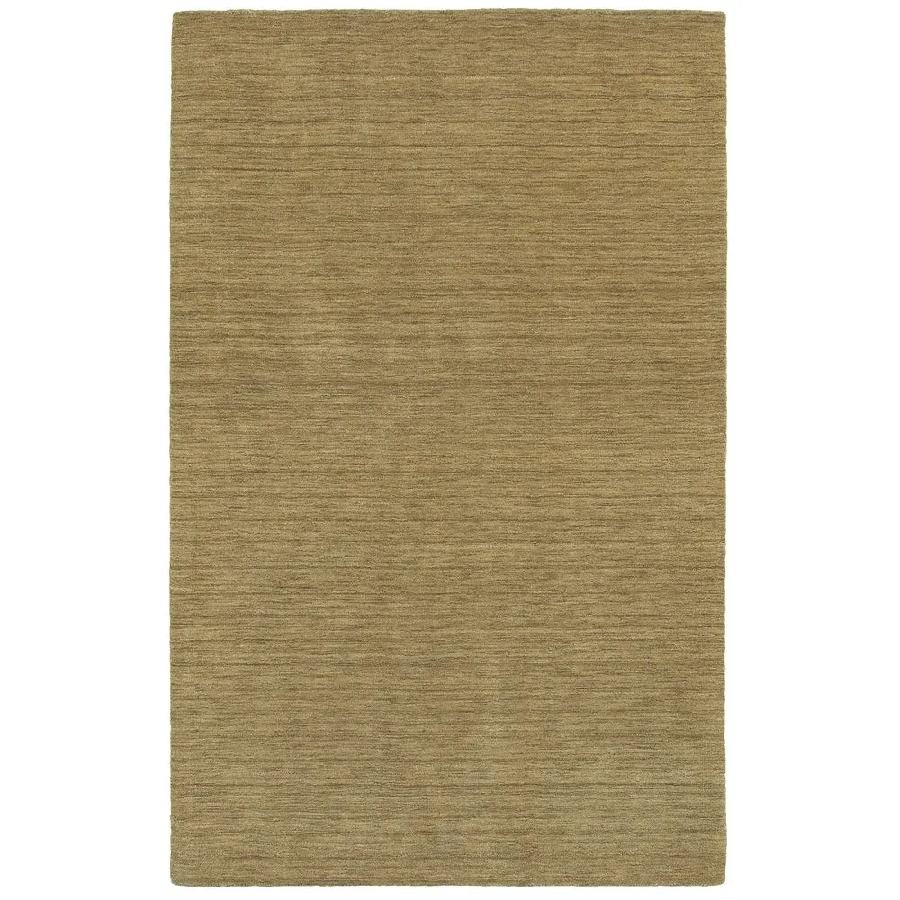 Style Haven Heathered Solid Hand-crafted Plush Wool Area Rug