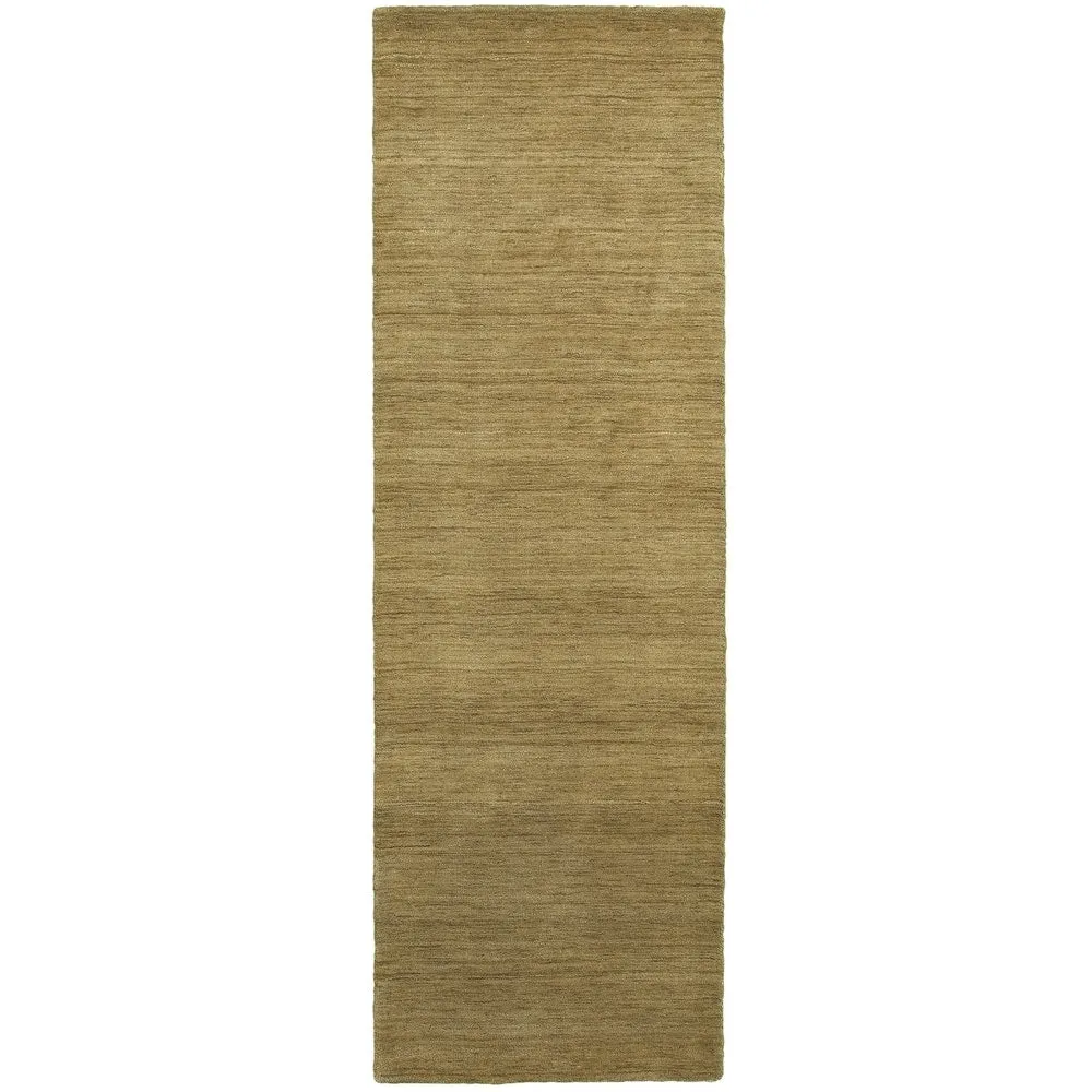 Style Haven Heathered Solid Hand-crafted Plush Wool Area Rug